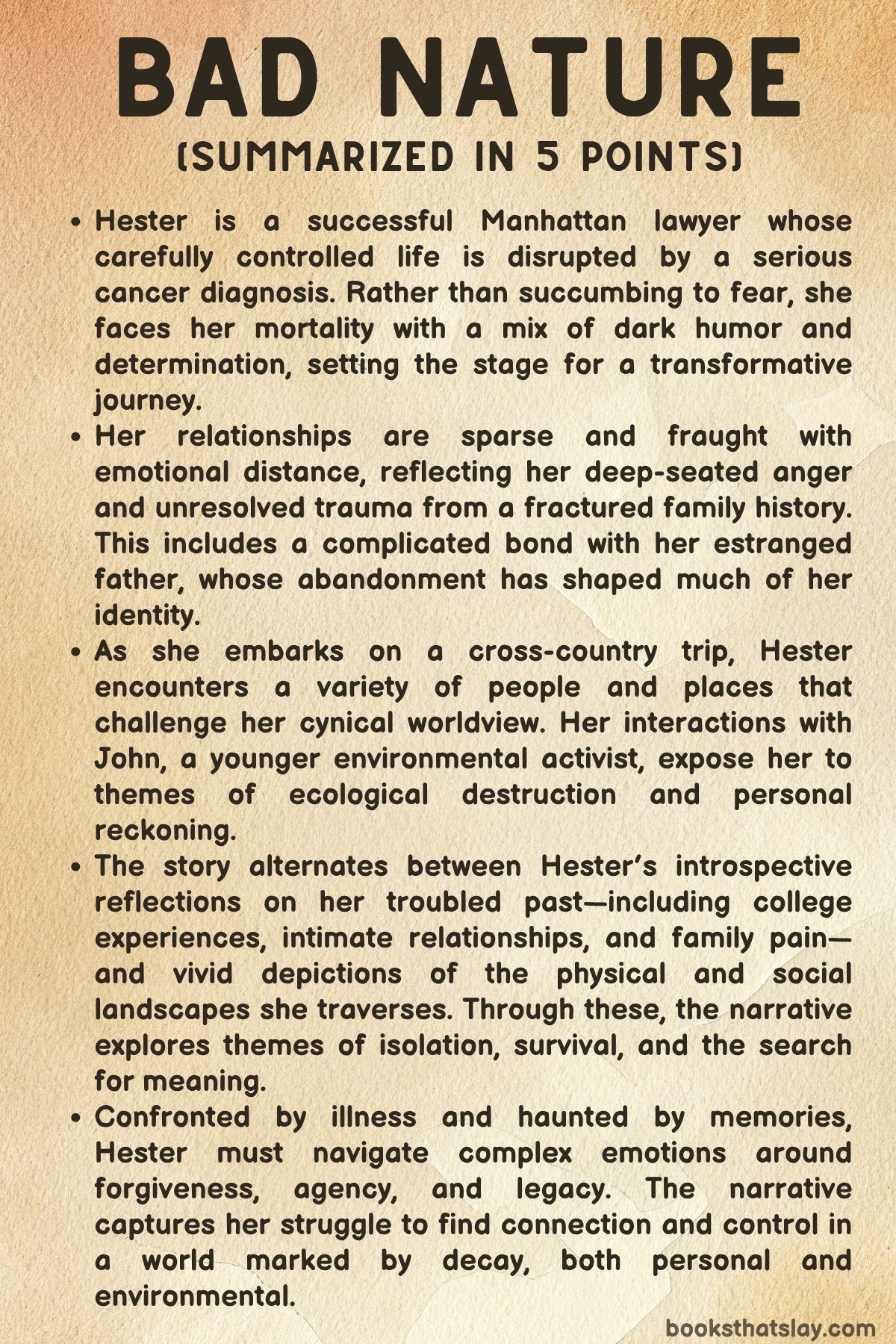 Bad Nature by Ariel Courage Summary