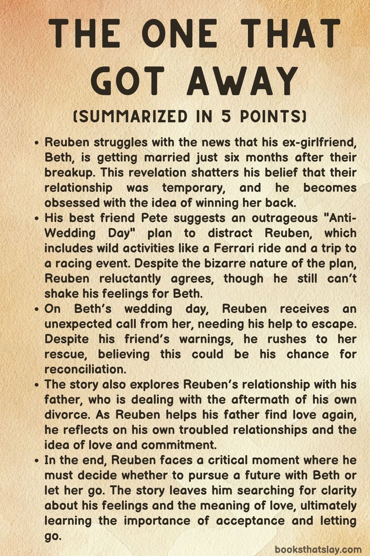 The One That Got Away Summary