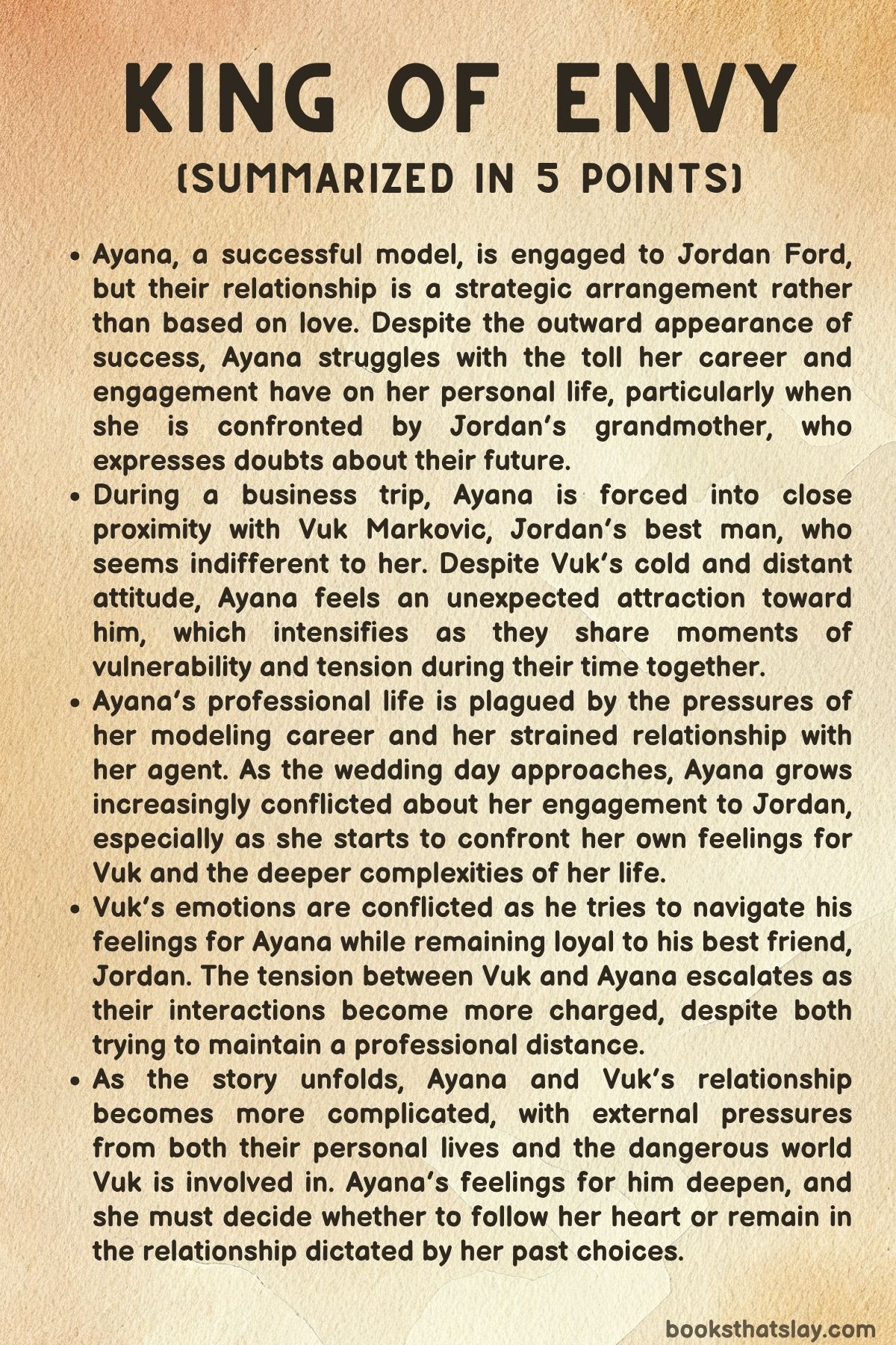 King of Envy Summary