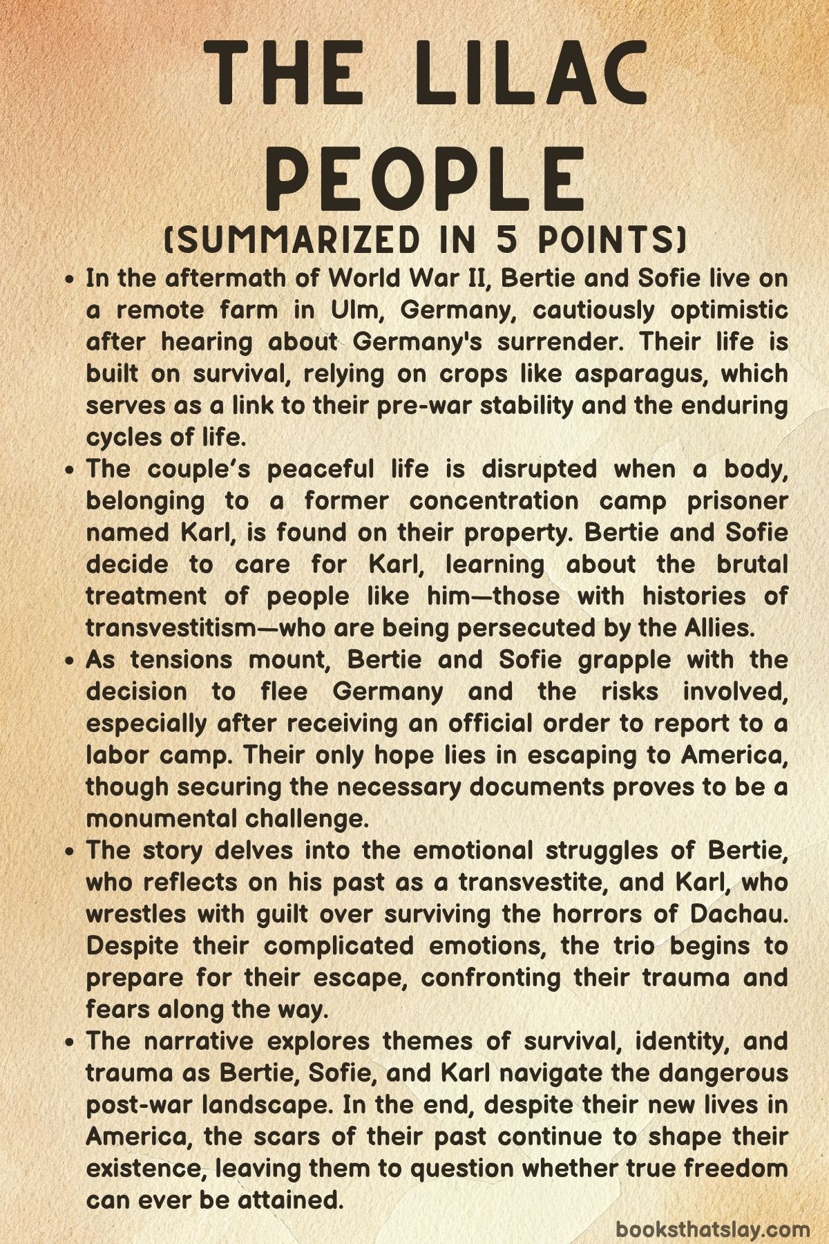 The Lilac People Summary