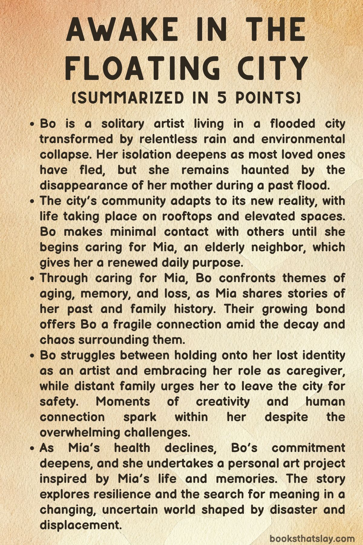 Awake in the Floating City Summary