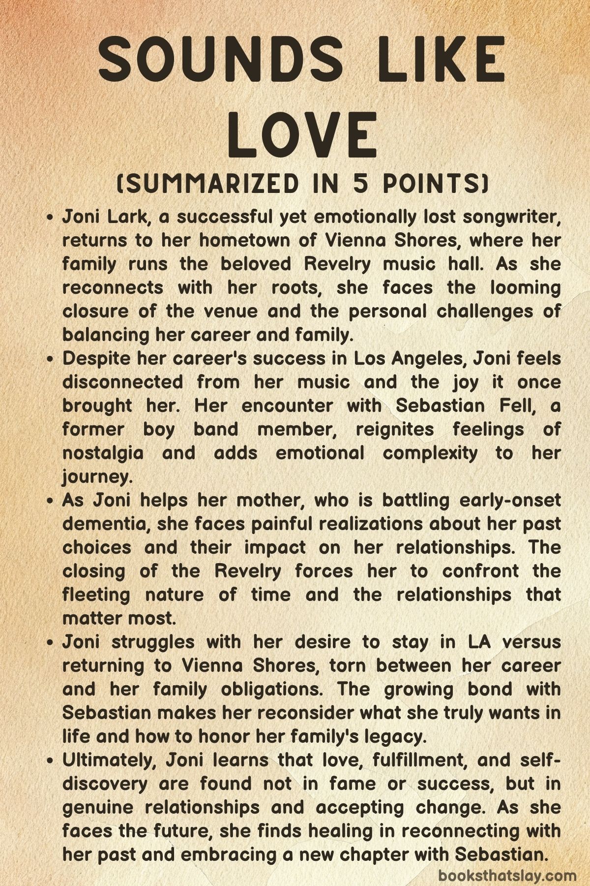Sounds Like Love Summary