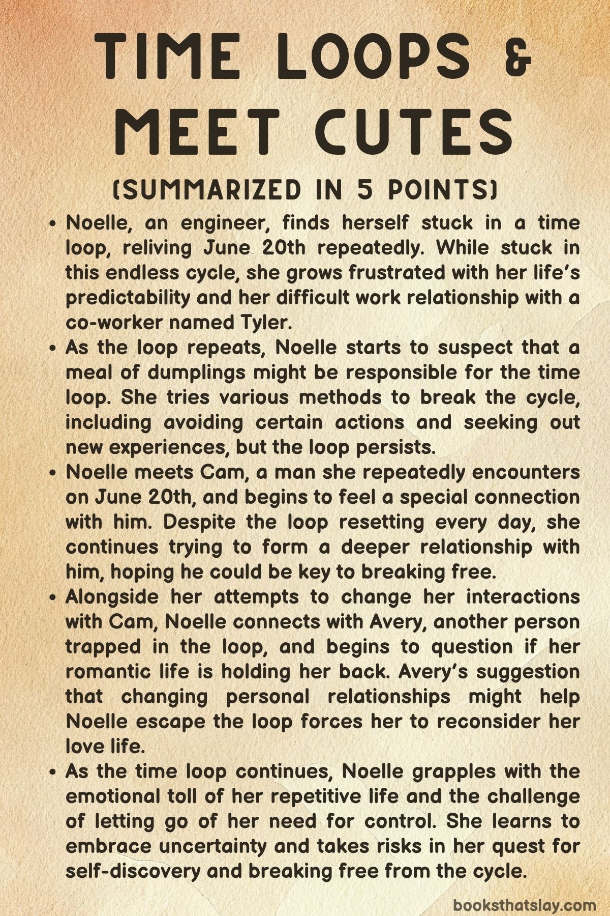 Time Loops and Meet Cutes Summary