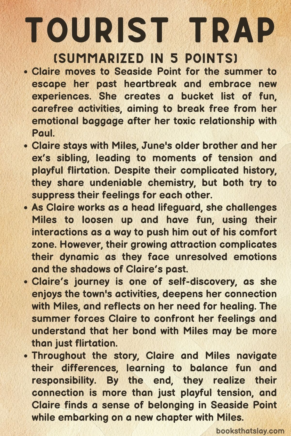 Tourist Trap by Morgan Elizabeth Summary