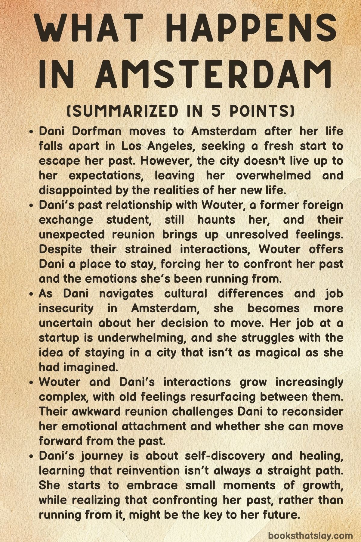 What Happens in Amsterdam Summary