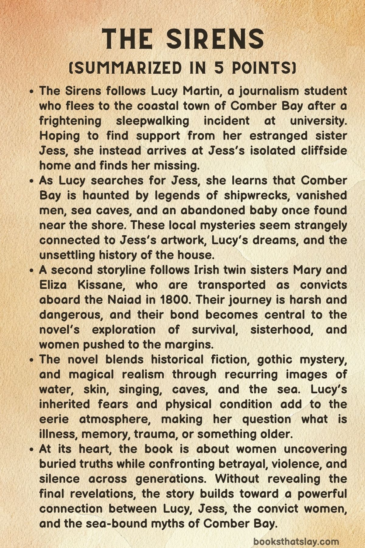 The Sirens by Emilia Hart Summary