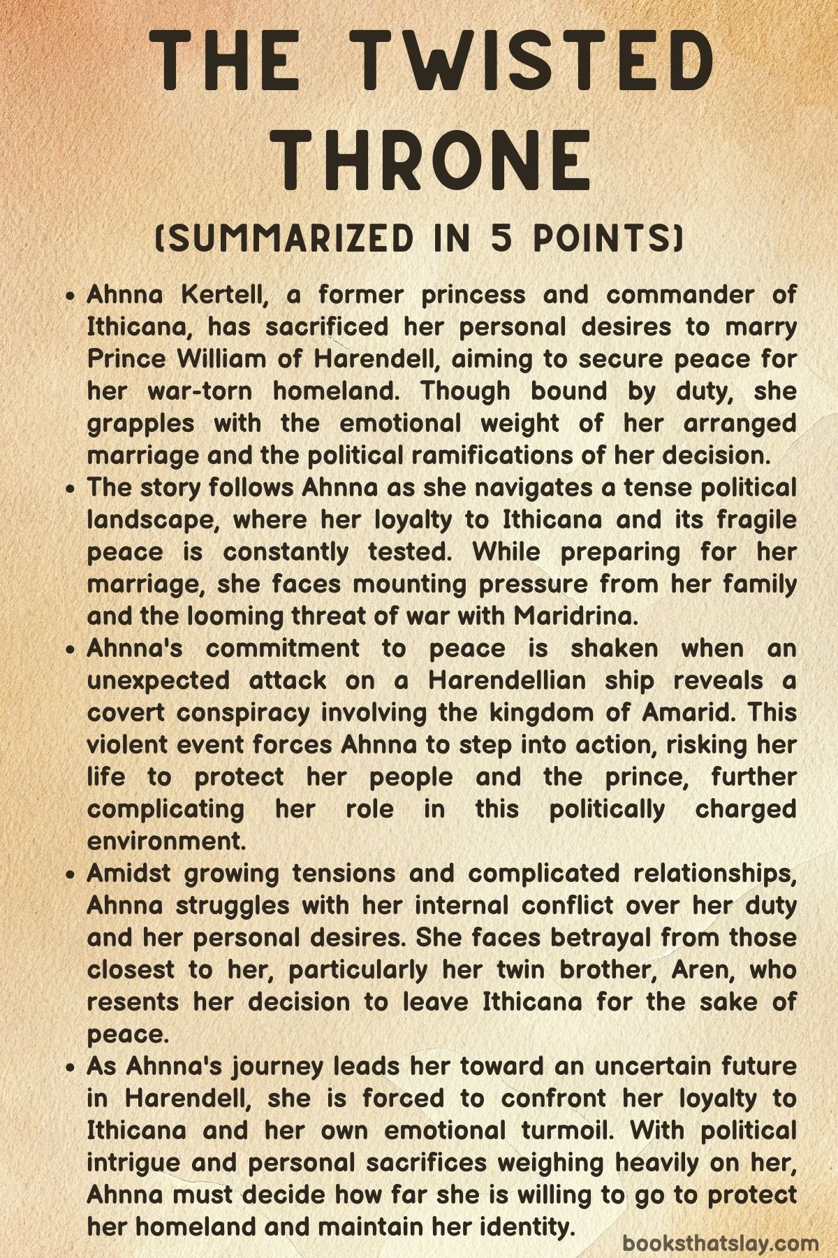The Twisted Throne Summary