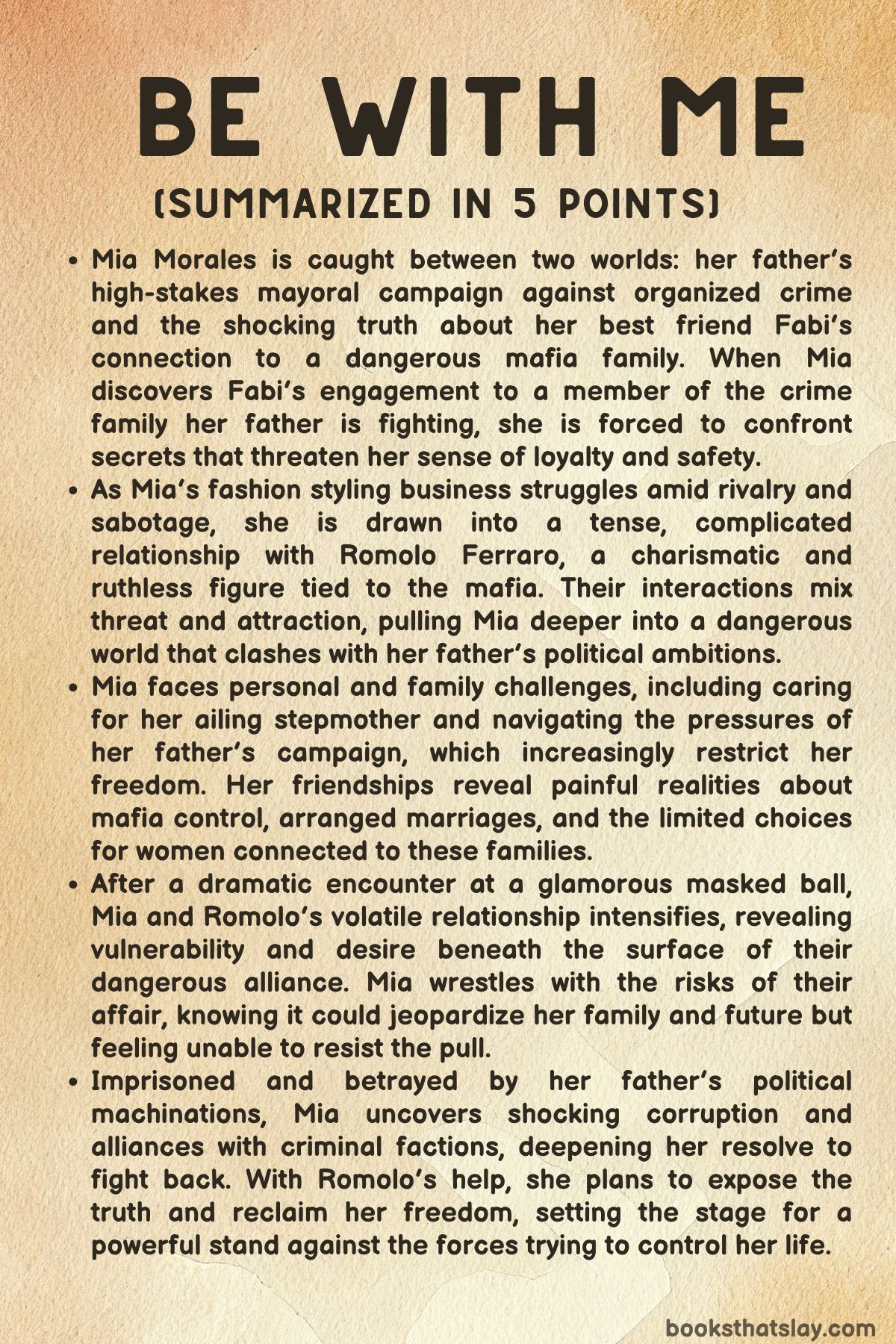 Be With Me Summary