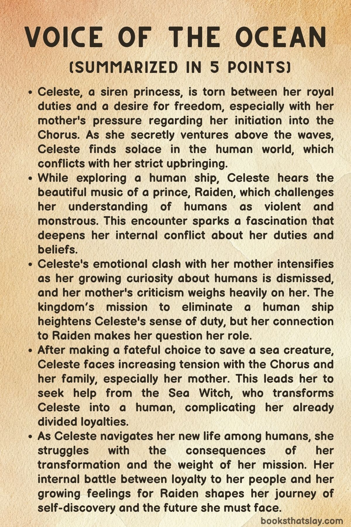Voice of the Ocean Summary