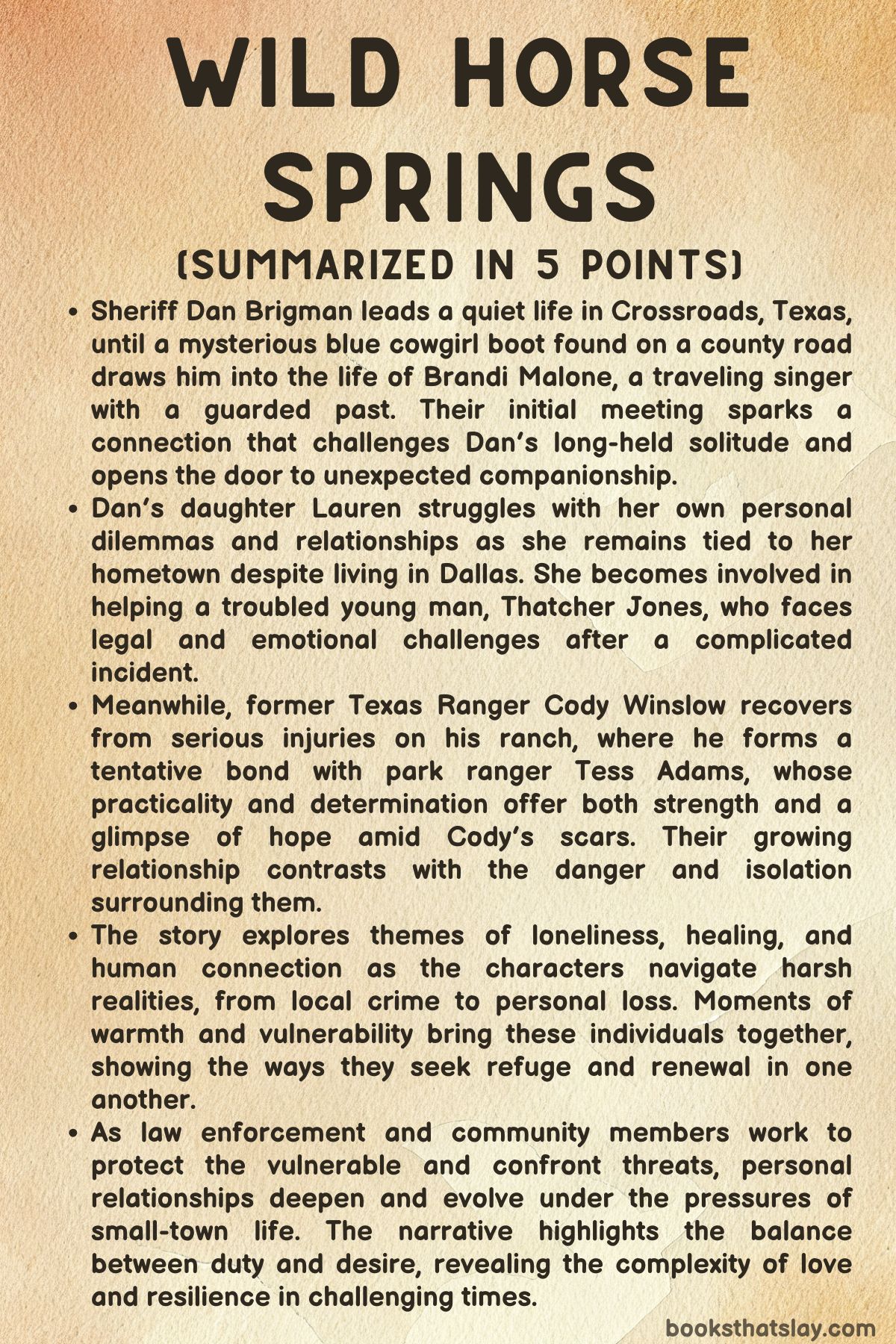 Wild Horse Springs Summary