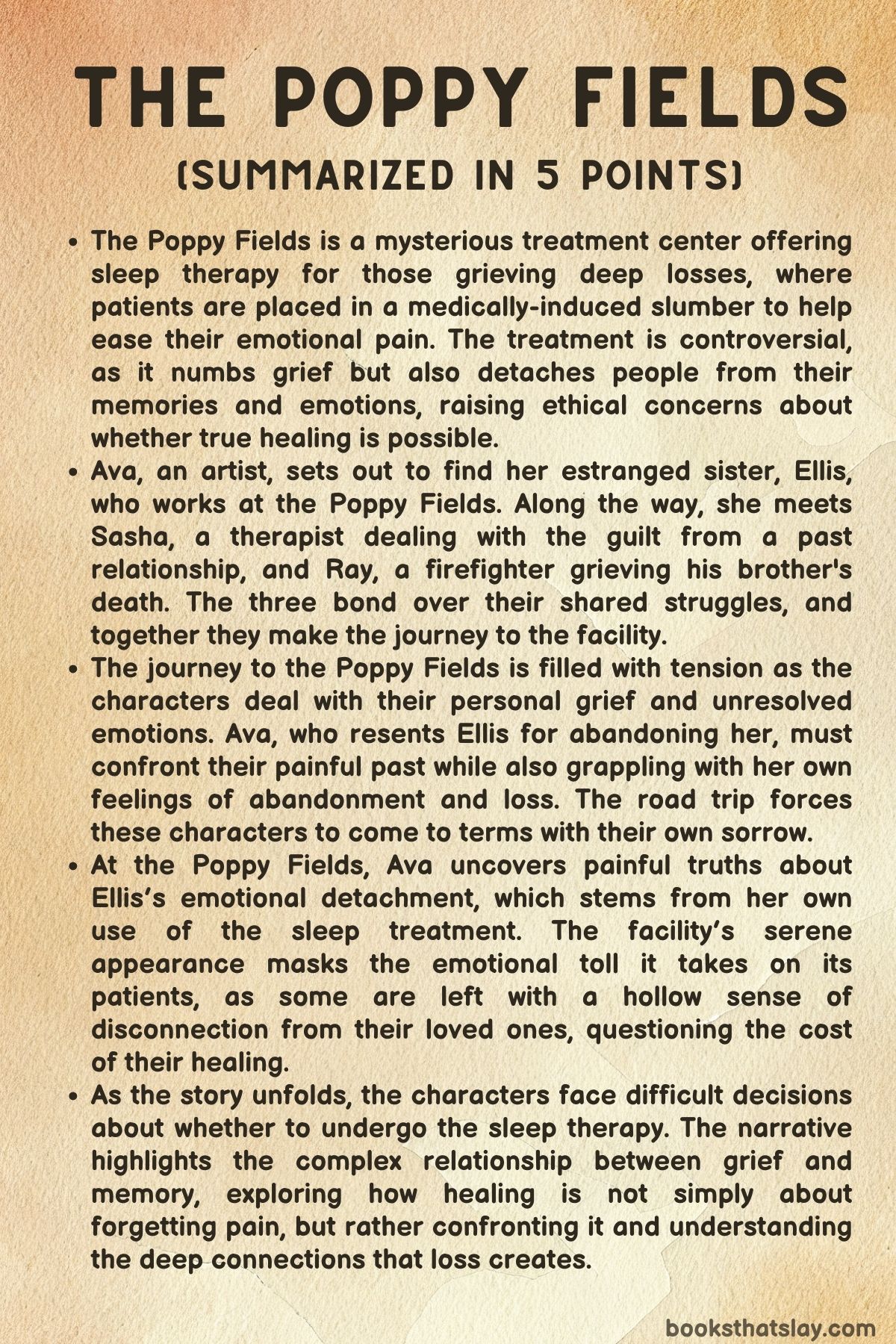 The Poppy Fields Summary