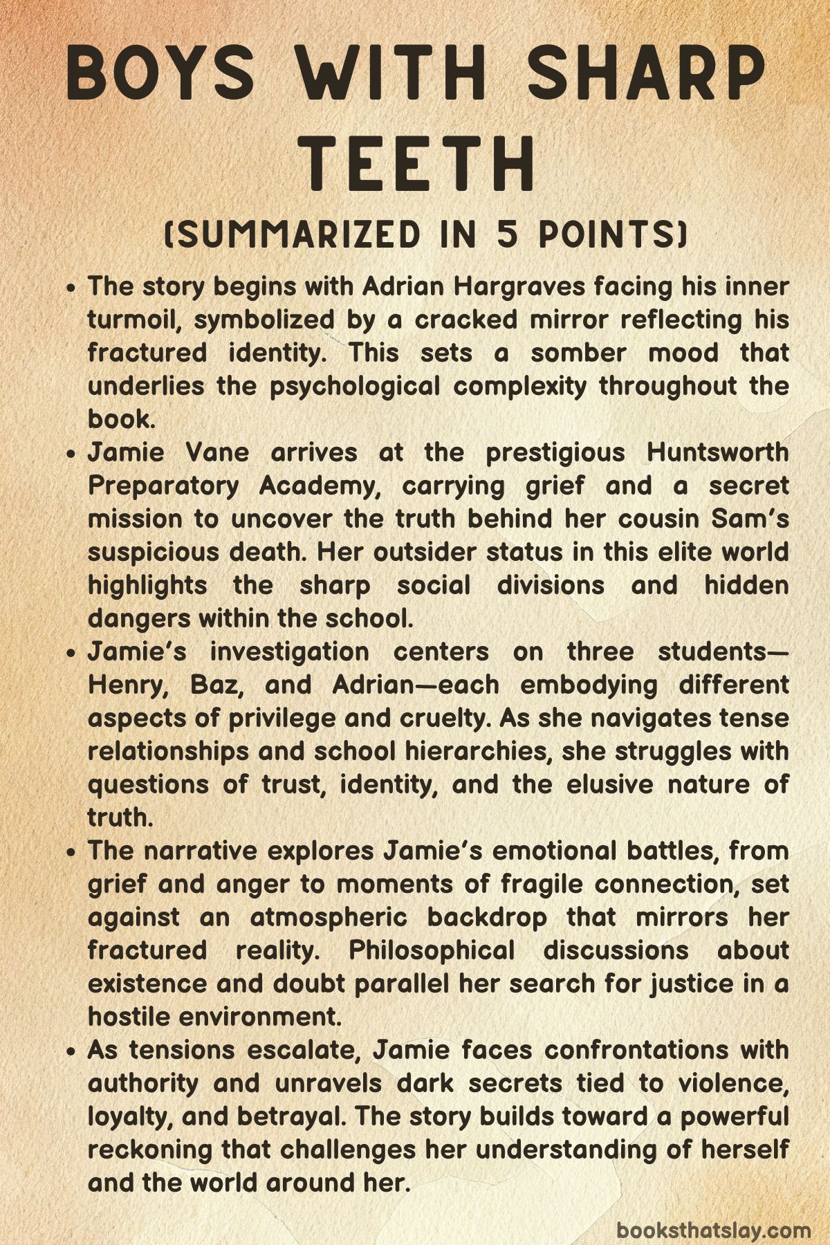Boys with Sharp Teeth Summary