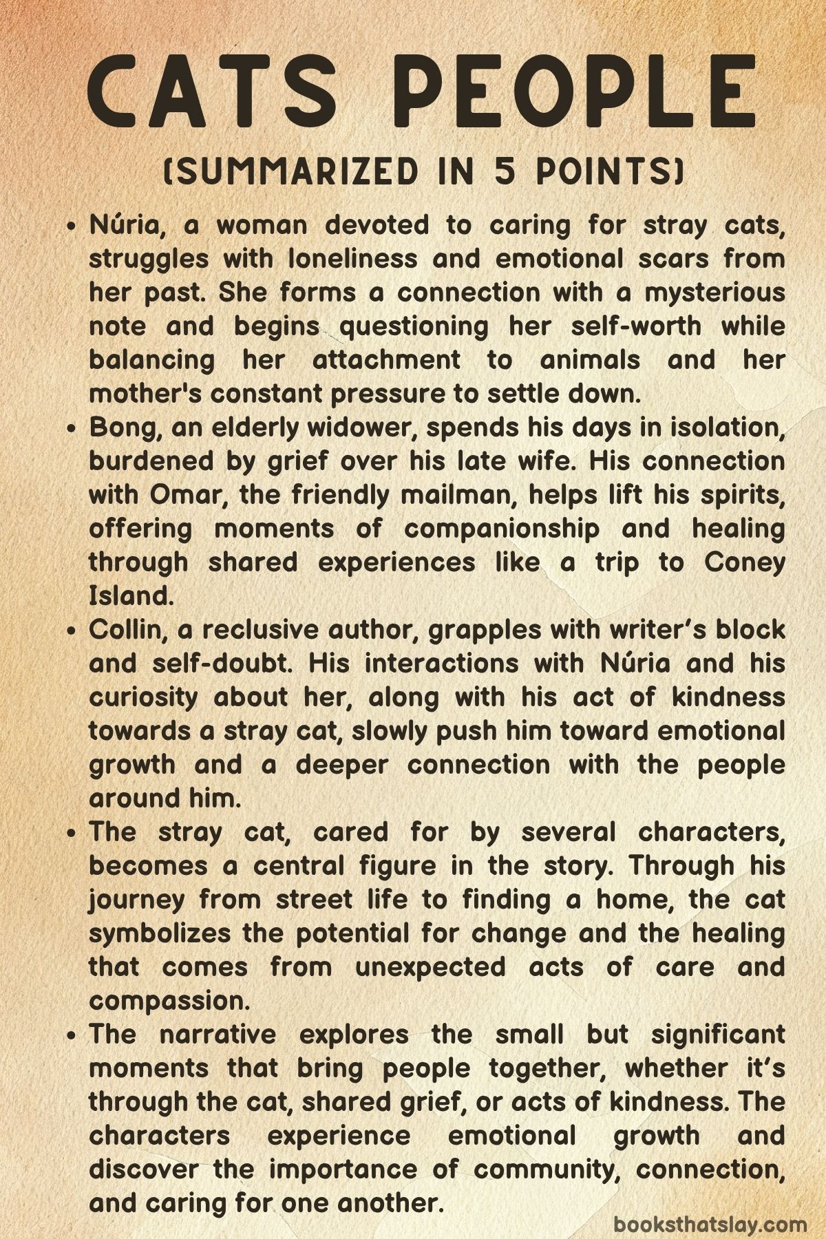 Cats People by Tanya Guerrero Summary