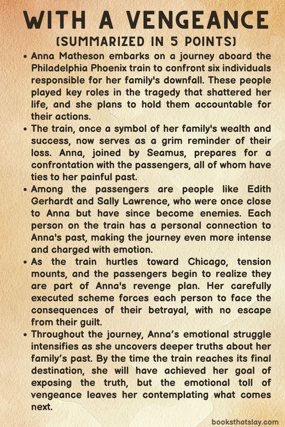 With a Vengeance Summary