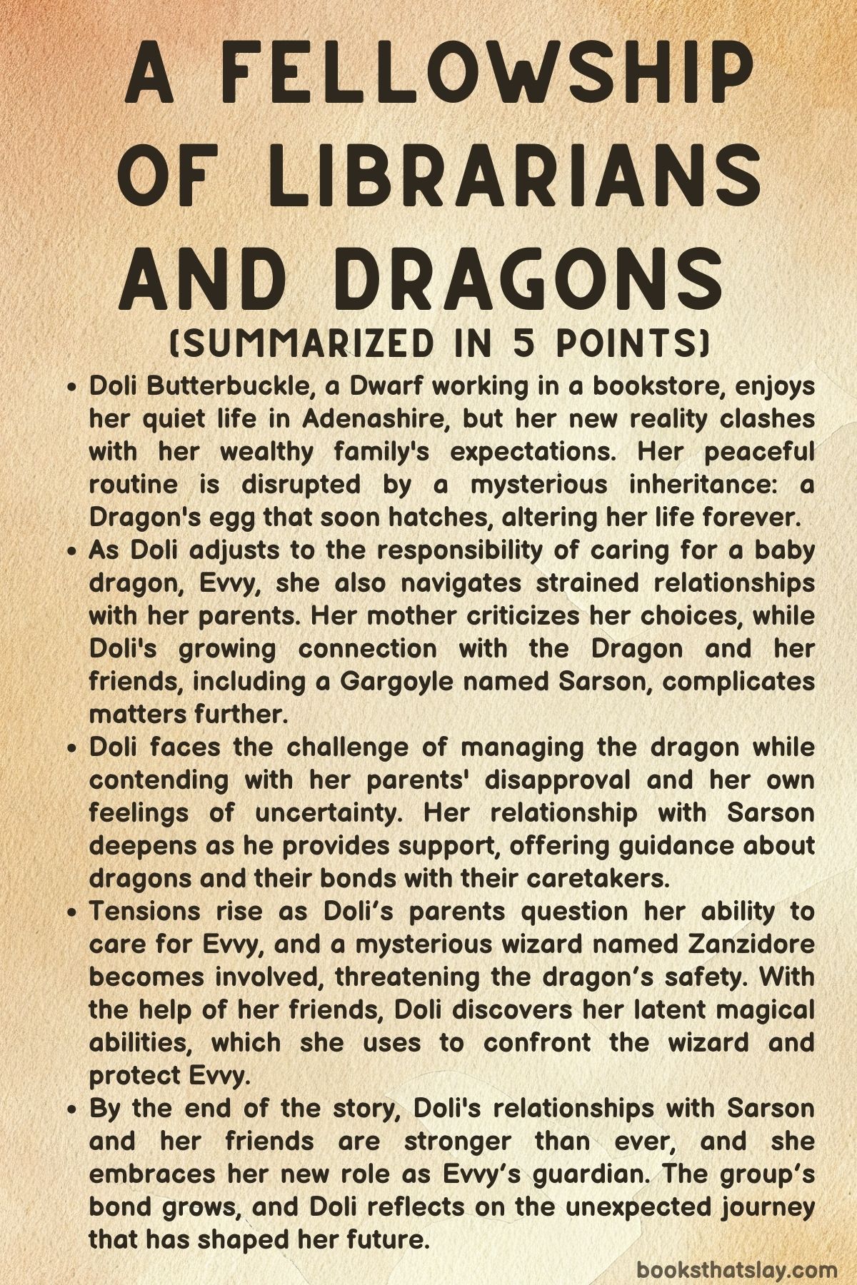 A Fellowship of Librarians and Dragons Summary
