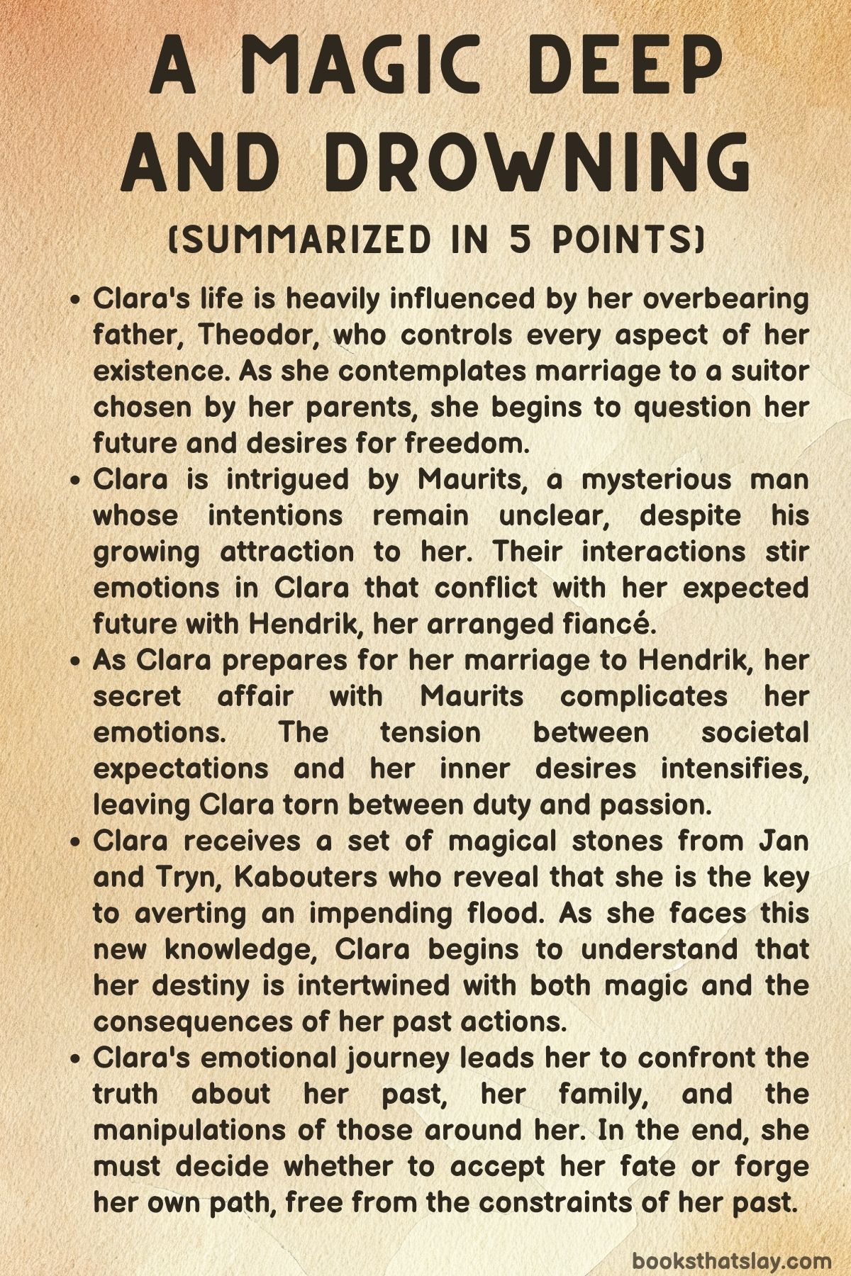 A Magic Deep and Drowning Summary