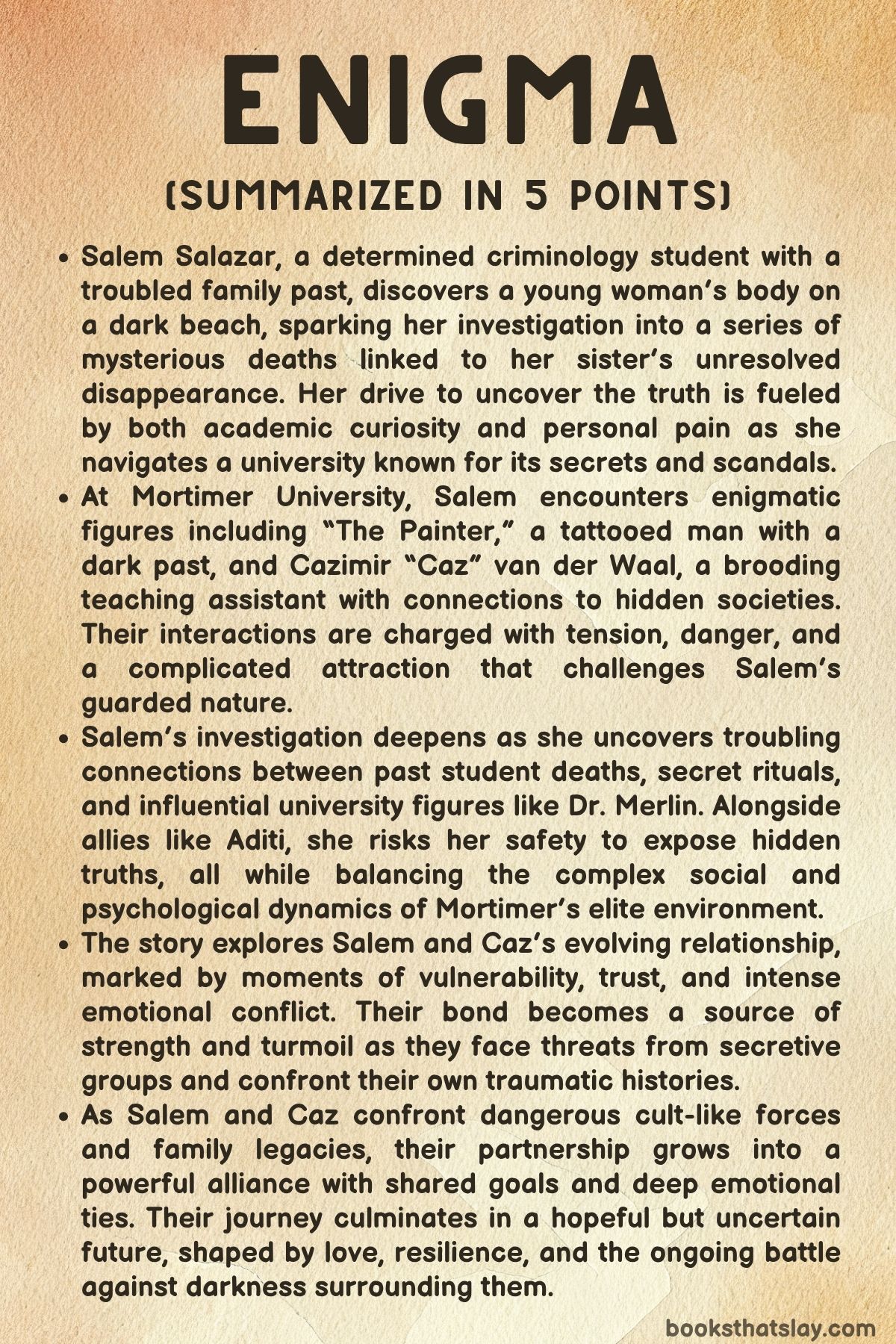 Enigma by RuNyx Summary