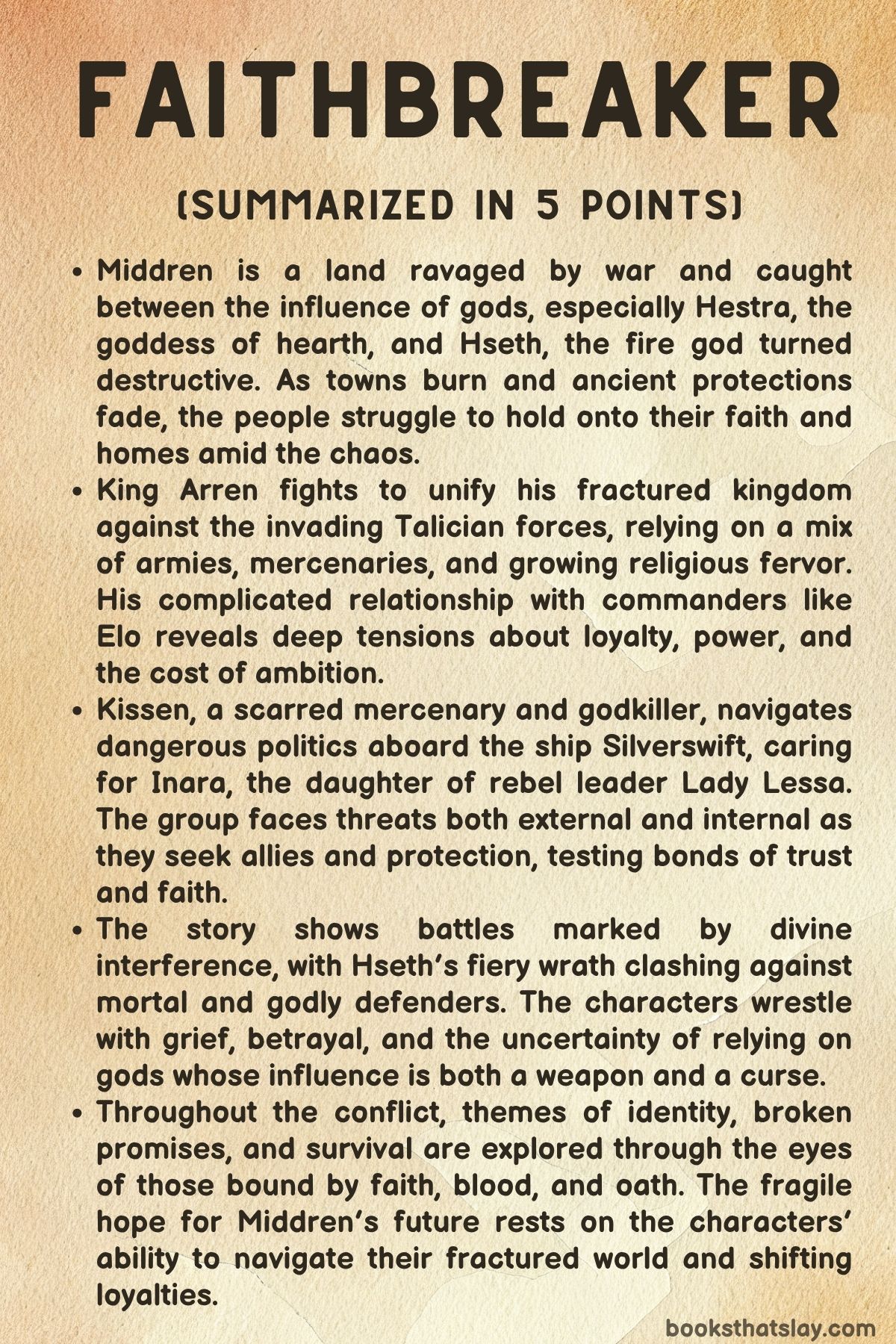 FAithbreaker Summary