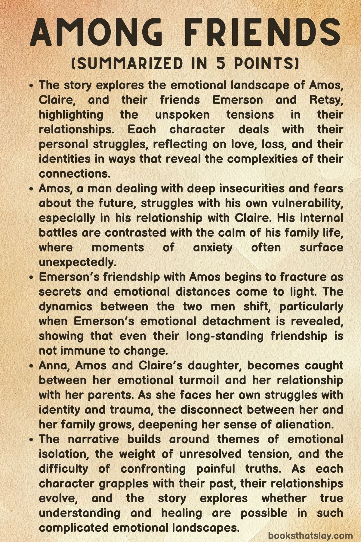 Among Friends by Hal Ebbott Summary