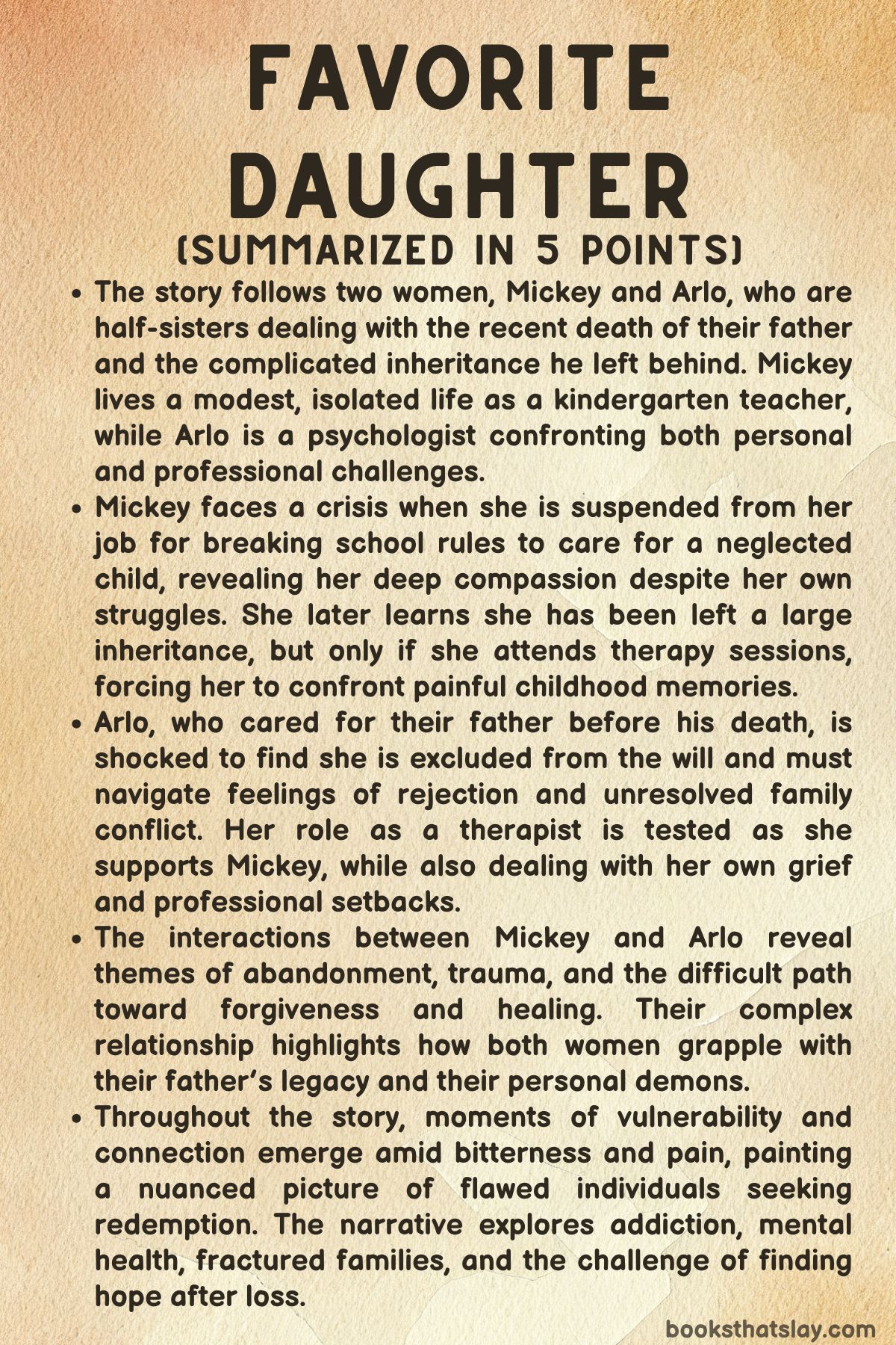 Favorite Daughter by Morgan Dick Summary