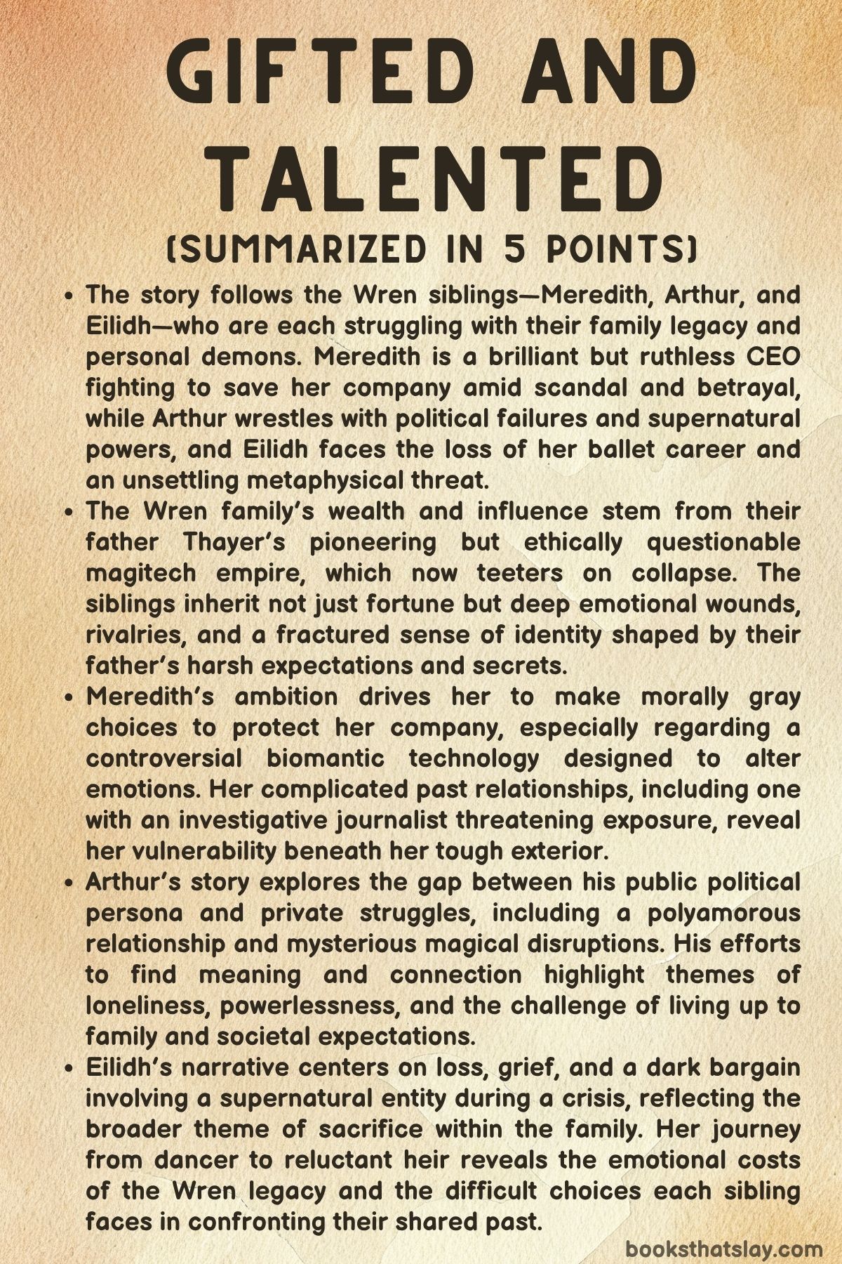 Gifted and Talented Summary