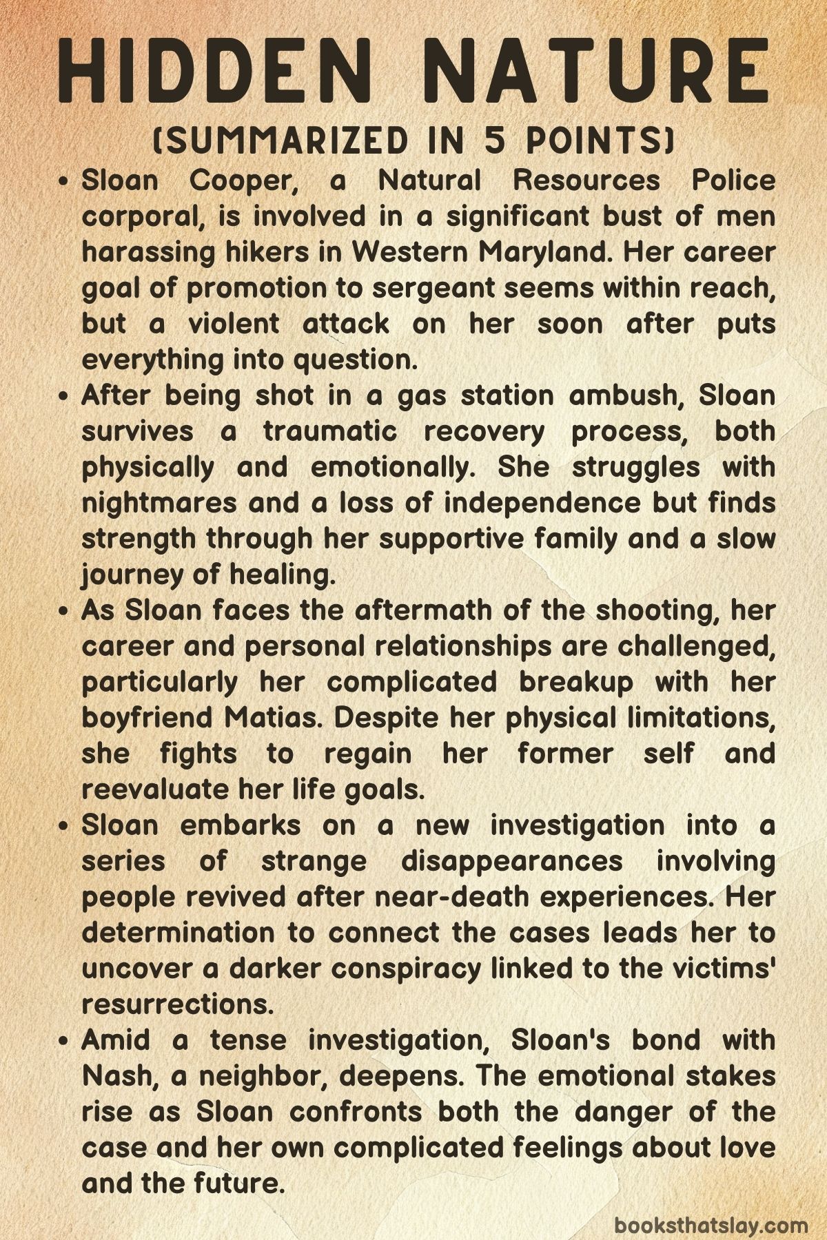 Hidden Nature by Nora Roberts Summary