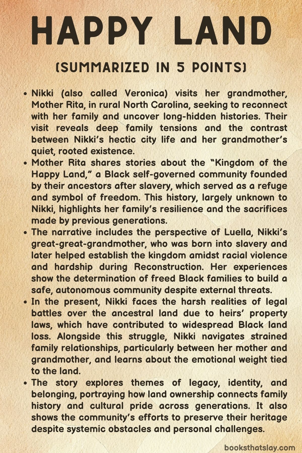 Happy Land Summary