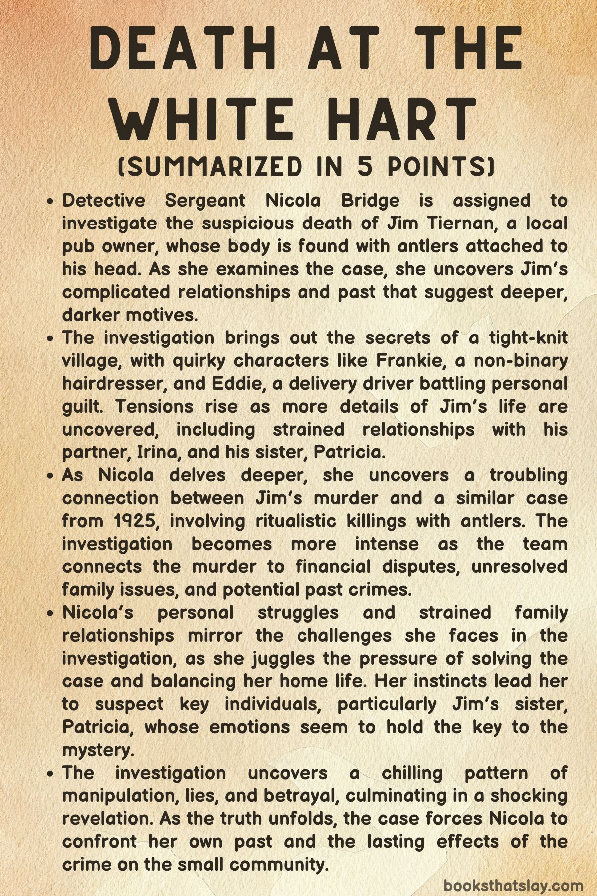 Death at the White Hart Summary