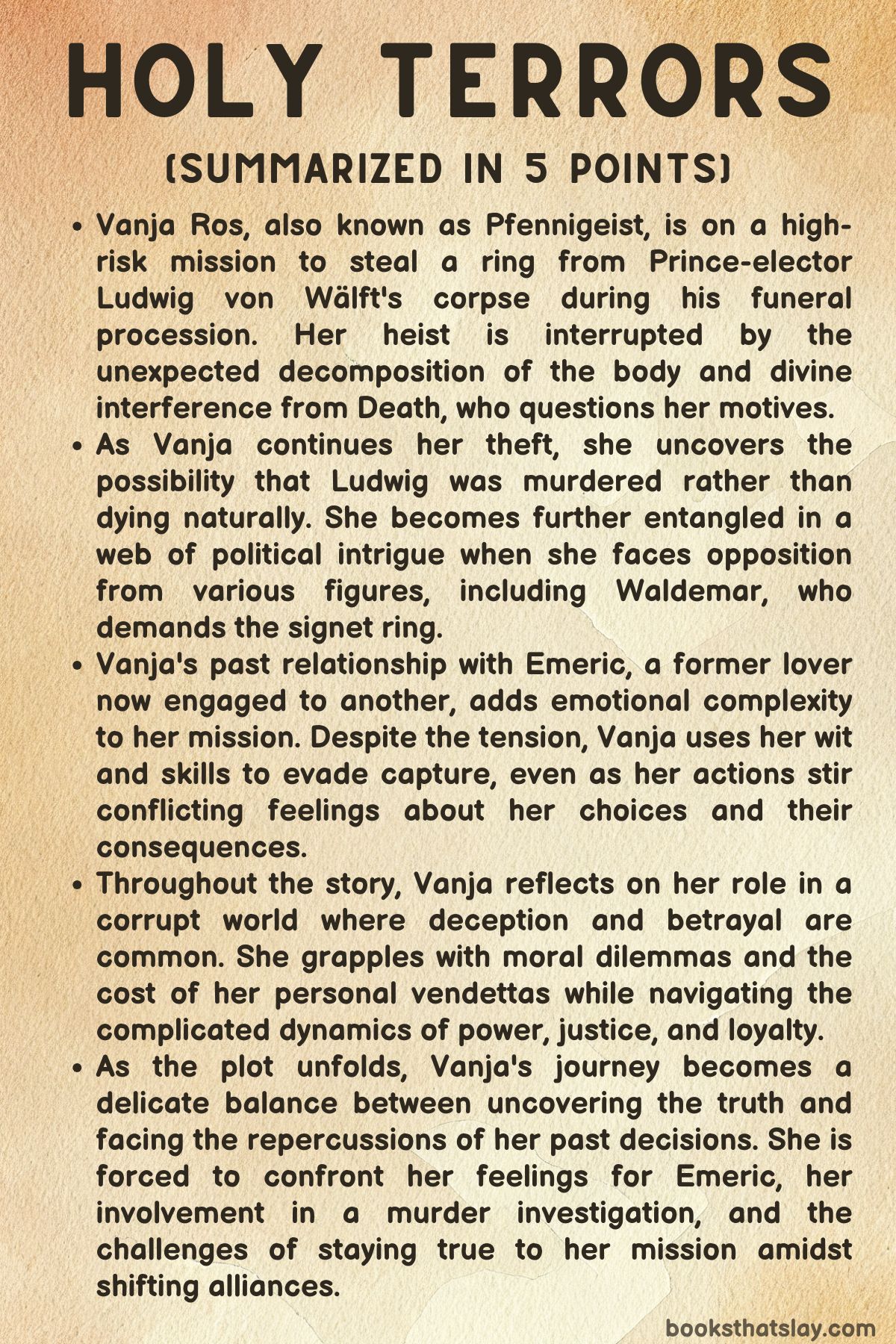 Holy Terrors by Margaret Owen Summary
