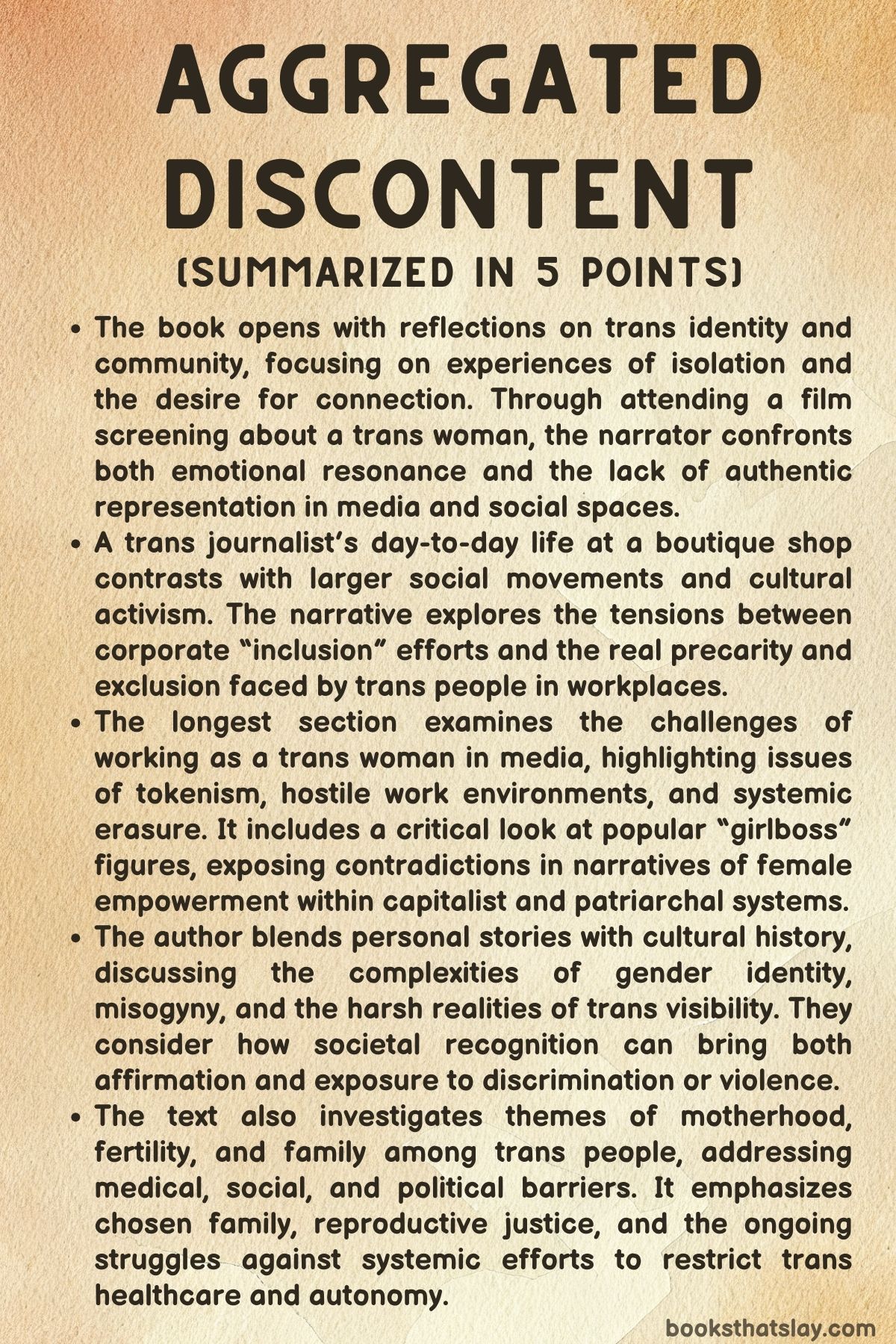 Aggregated Discontent Summary