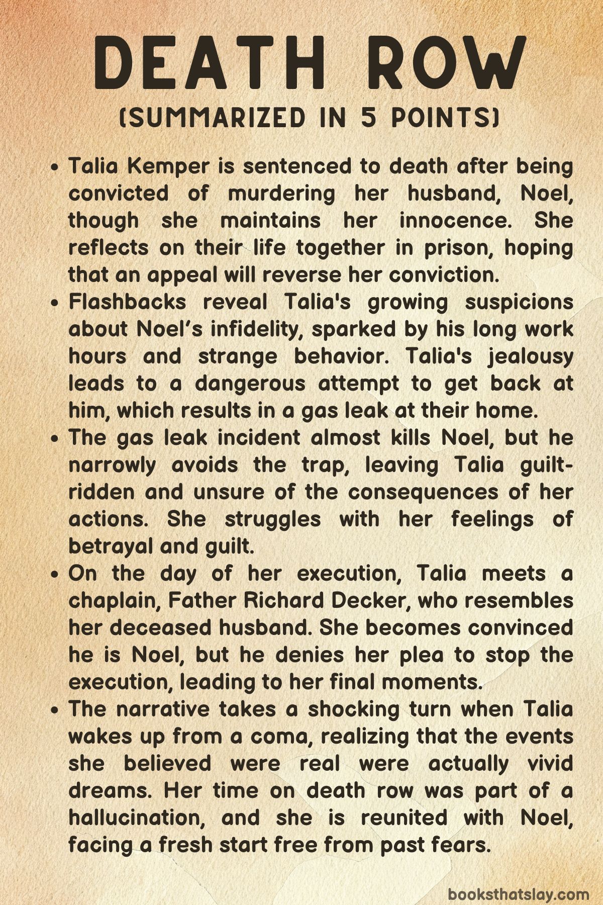 Death Row by Freida McFadden Summary