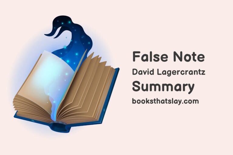False Note by David Lagercrantz Summary, Characters and Themes