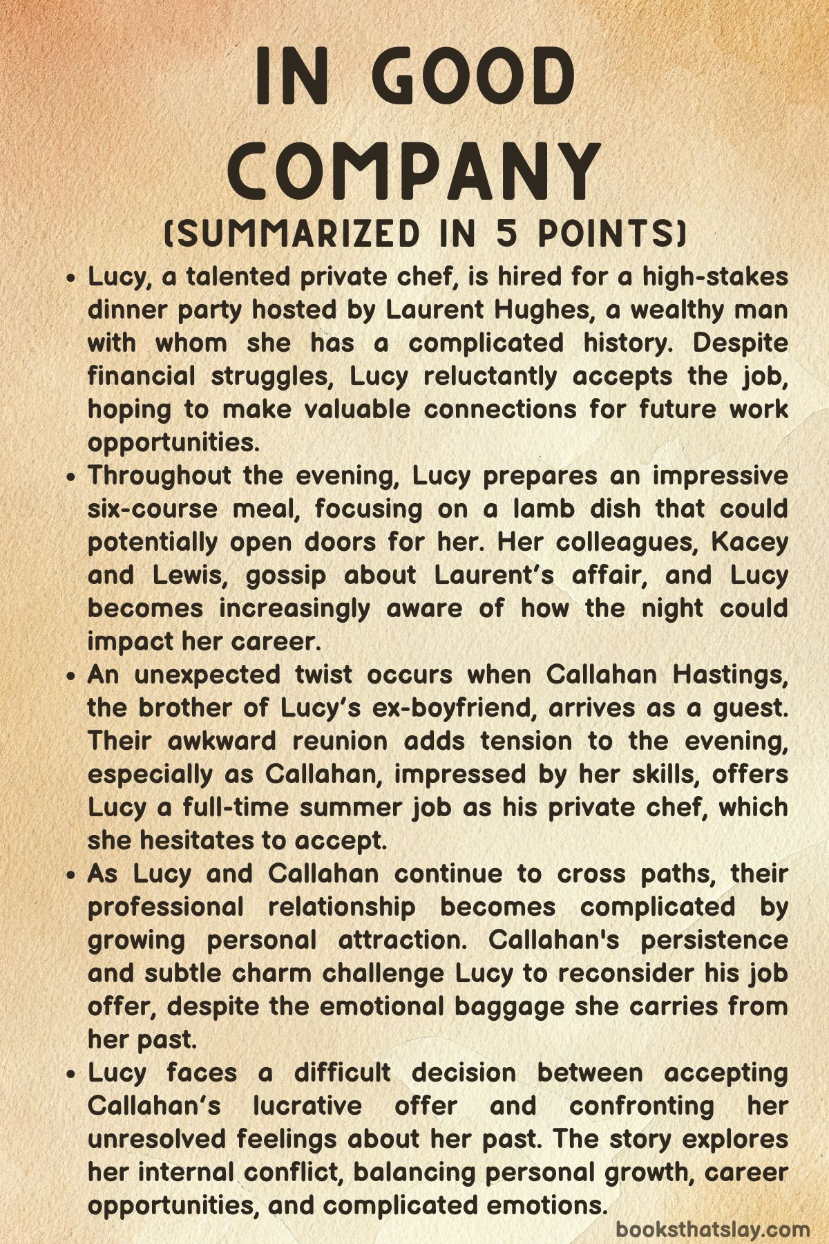 In Good Company Summary