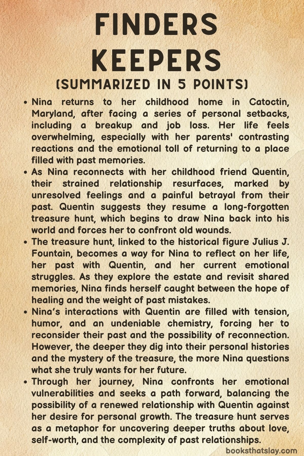Finders Keepers Summary
