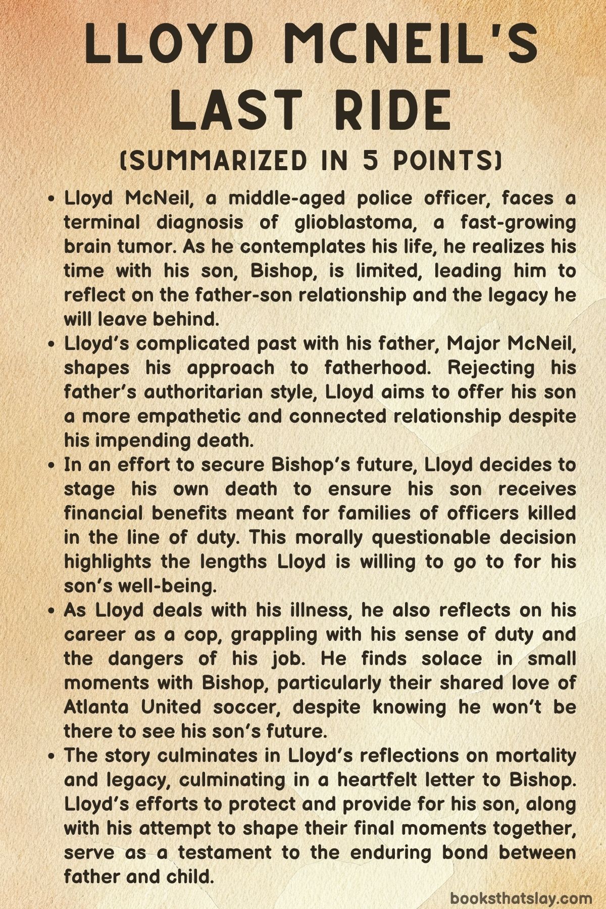 Lloyd McNeil's Last Ride Summary