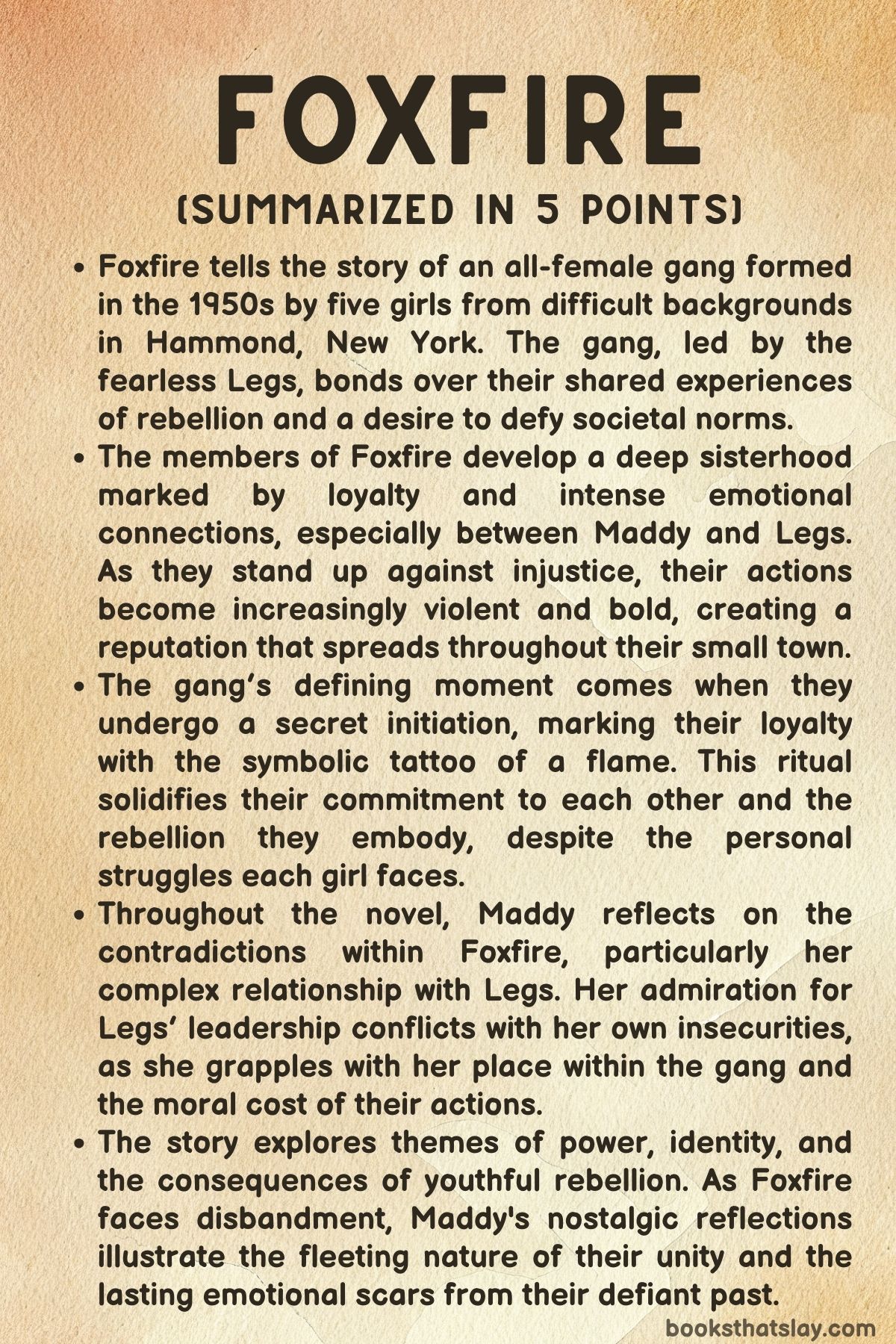 Foxfire by Joyce Carol Oates Summary