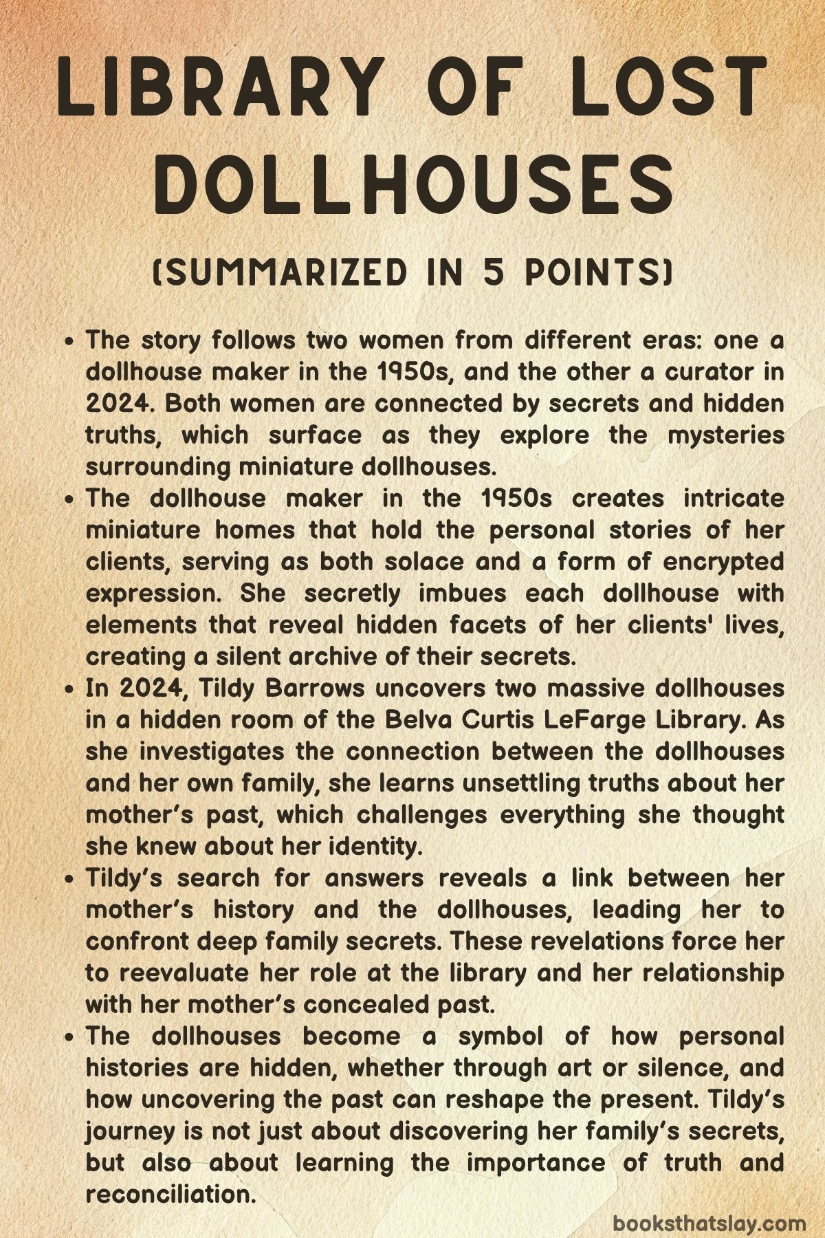 Library of Lost Dollhouses Summary