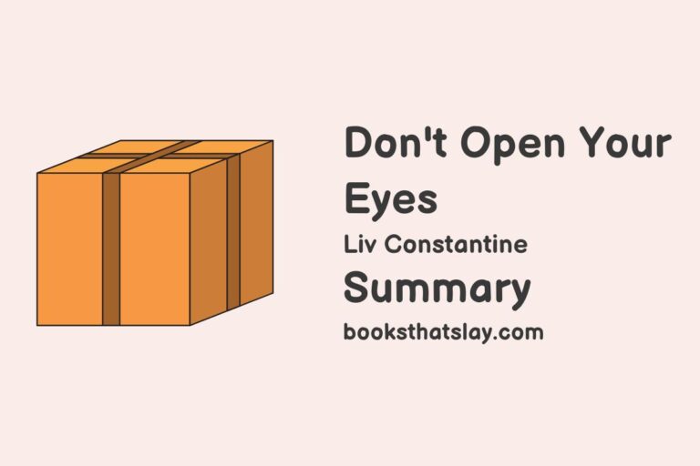Don’t Open Your Eyes Summary, Characters and Themes