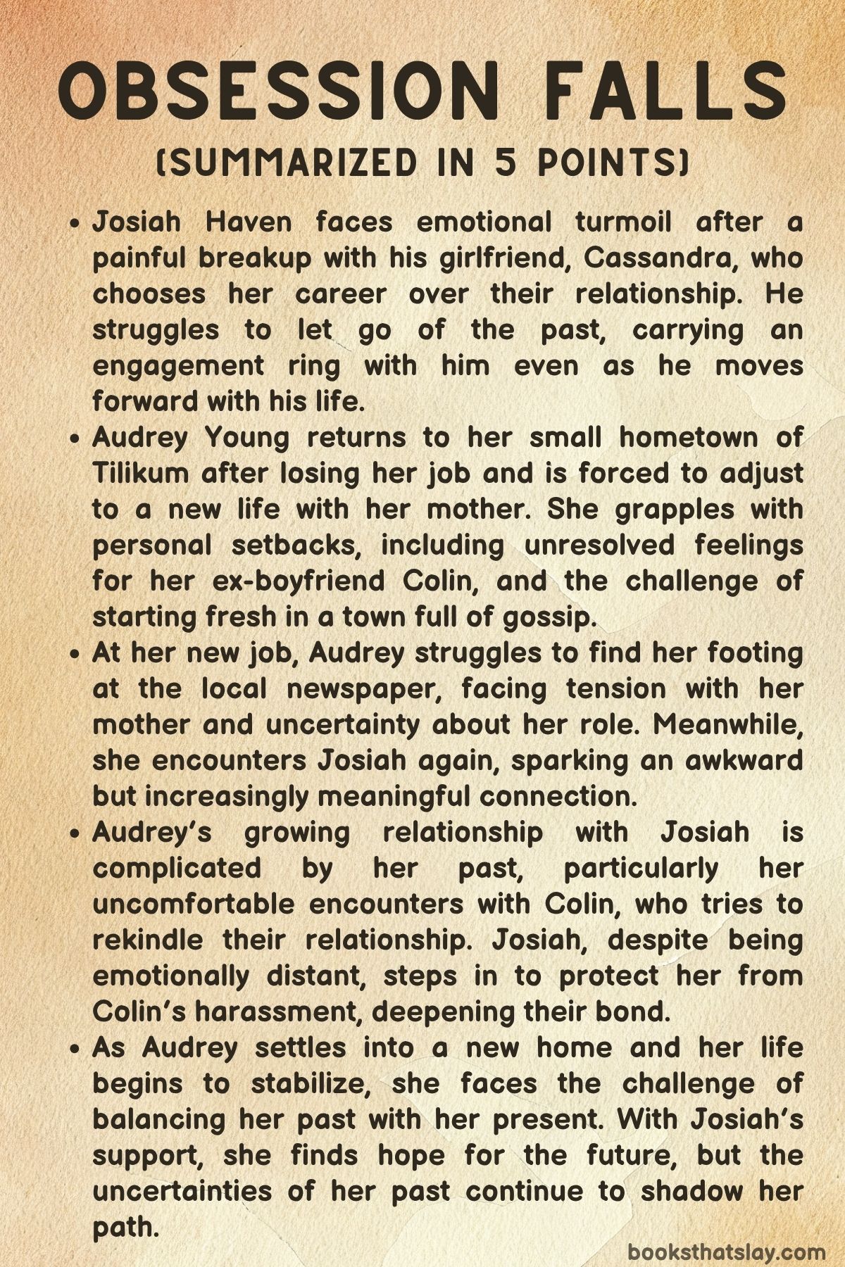 Obsession Falls Summary