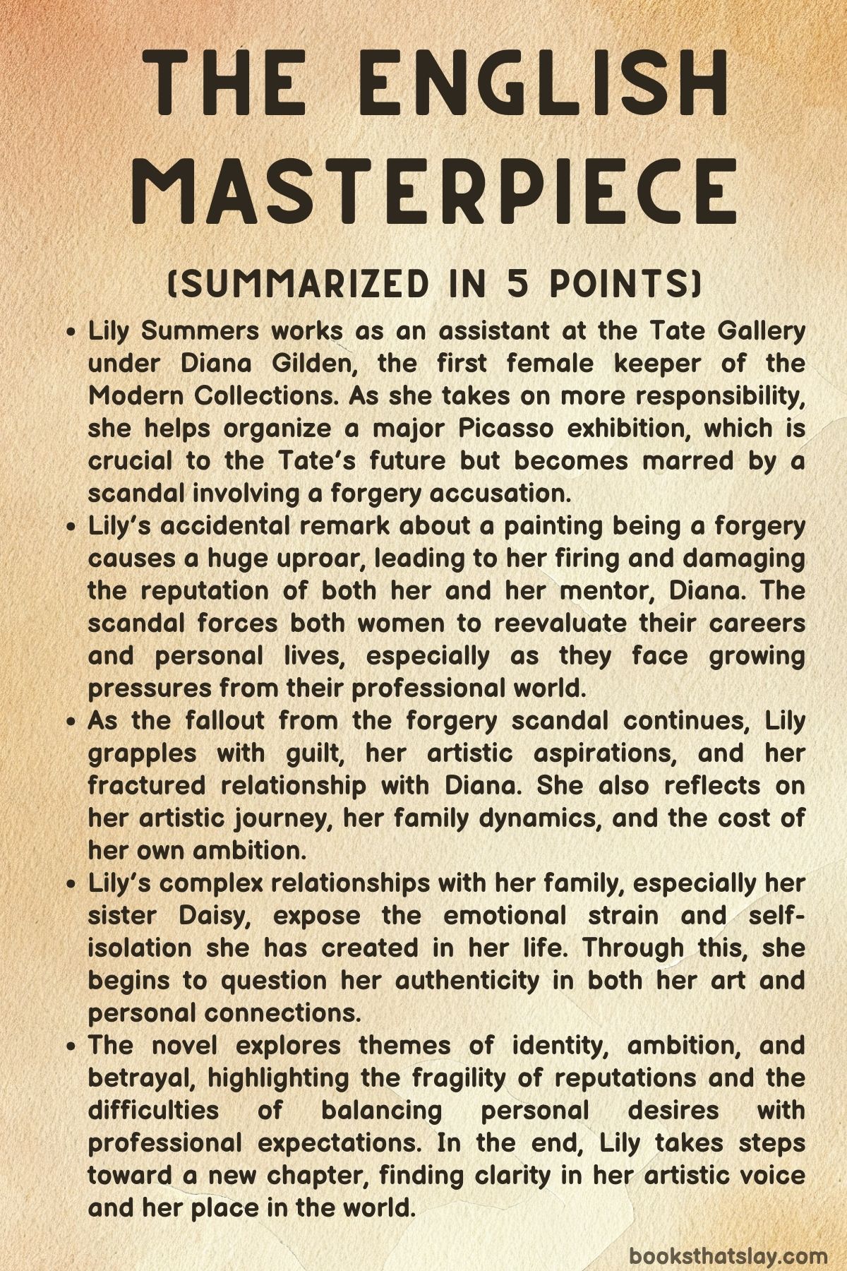 The English Masterpiece Summary