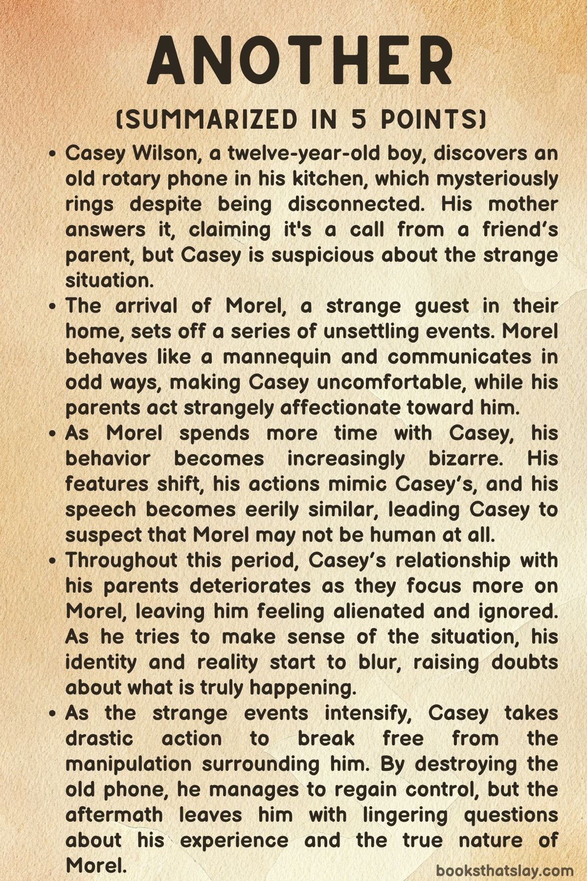 Another by Paul Tremblay Summary