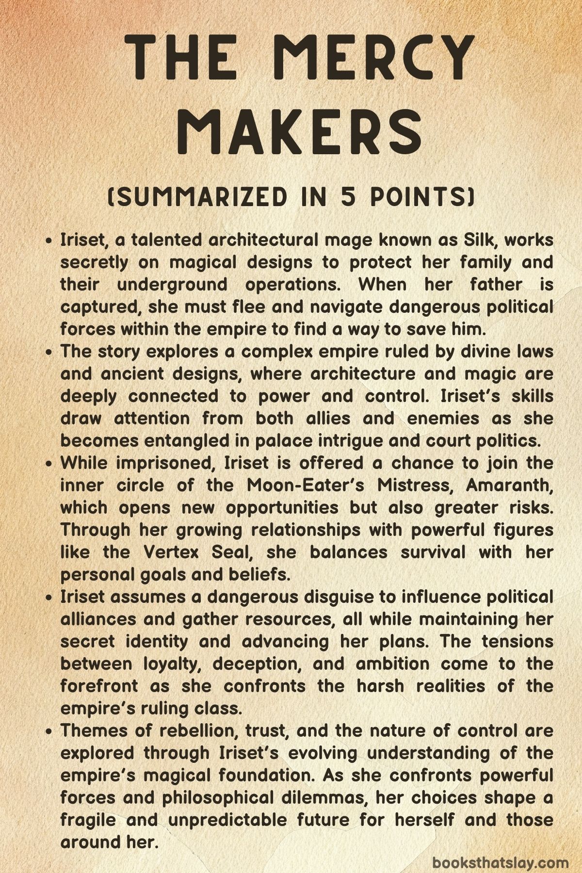 the mercy makers summary