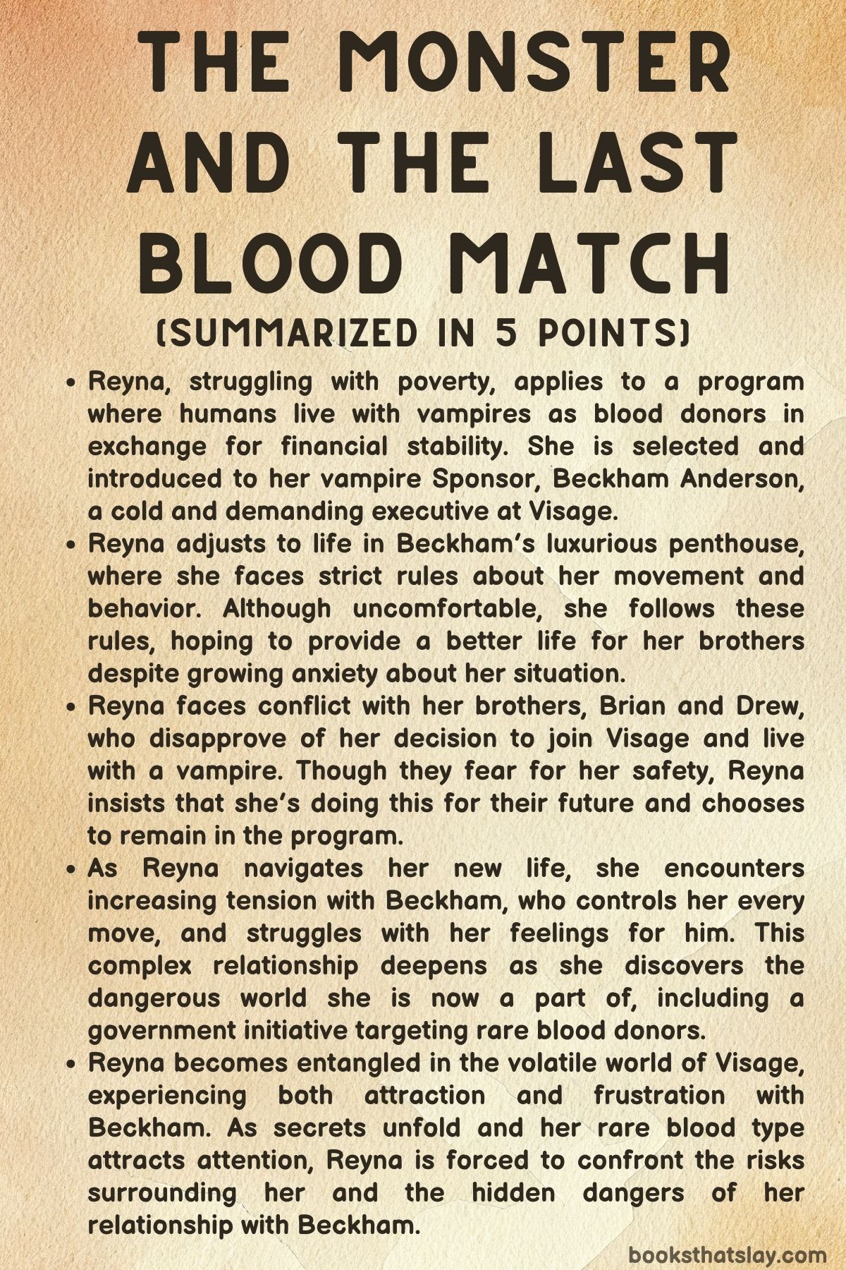 The Monster and the Last Blood Match Summary