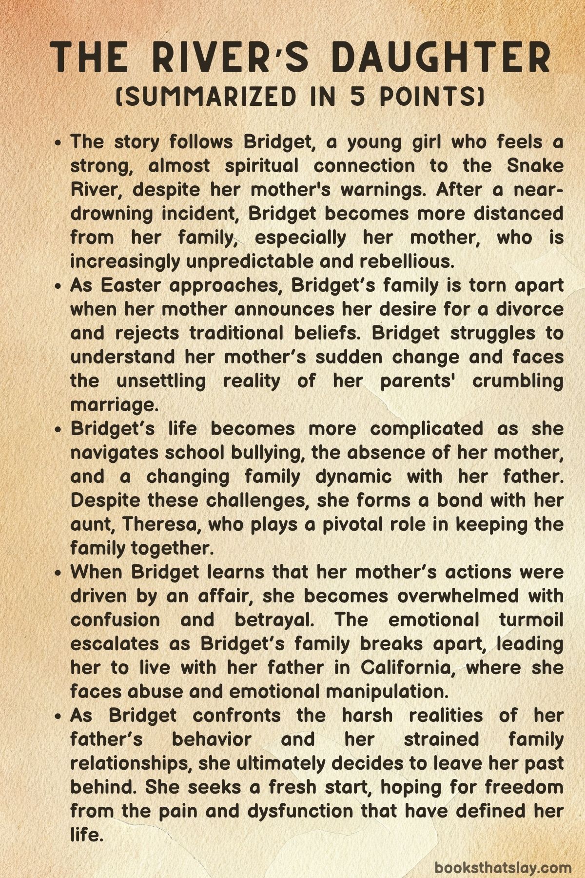 The River’s Daughter Summary