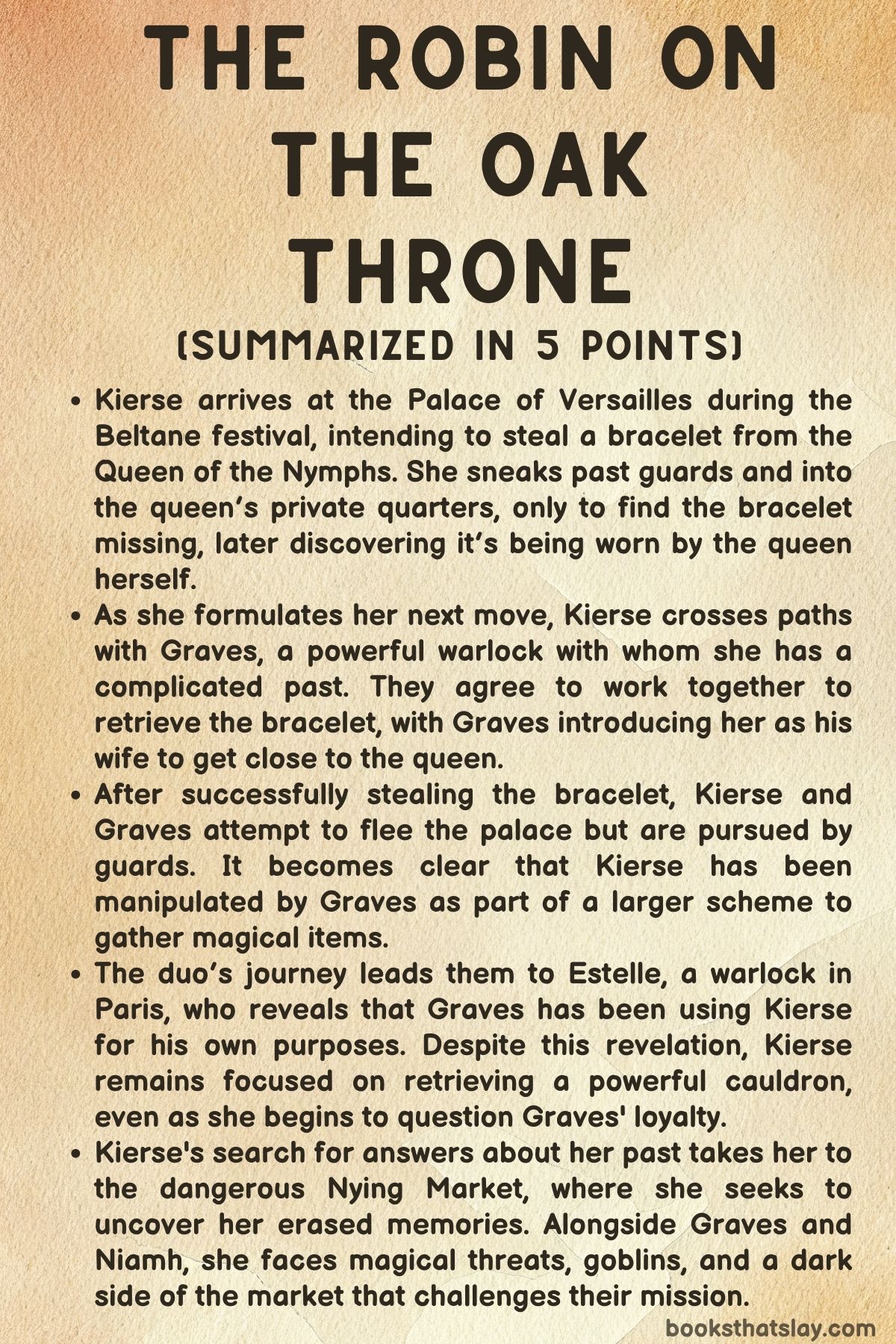 The Robin on the Oak Throne Summary