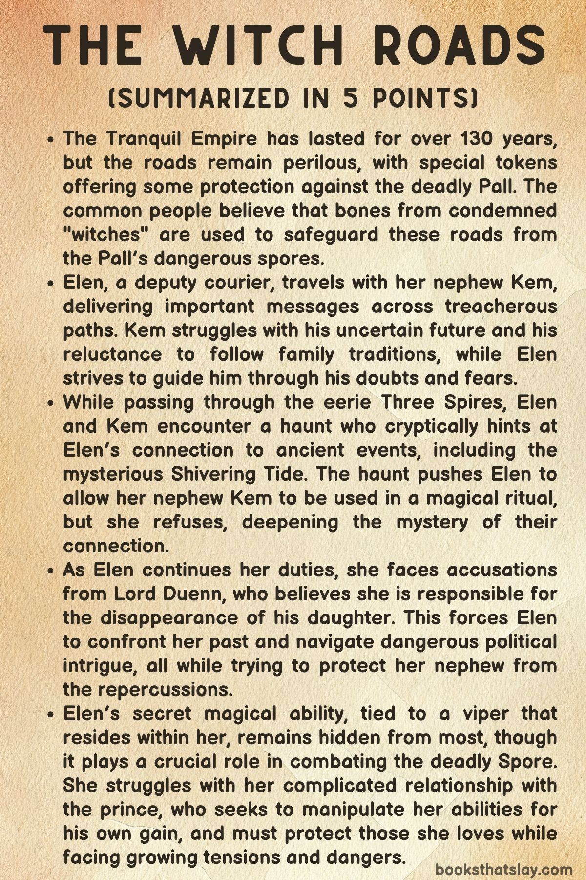 The Witch Roads by Kate Elliott Summary, Characters and Themes