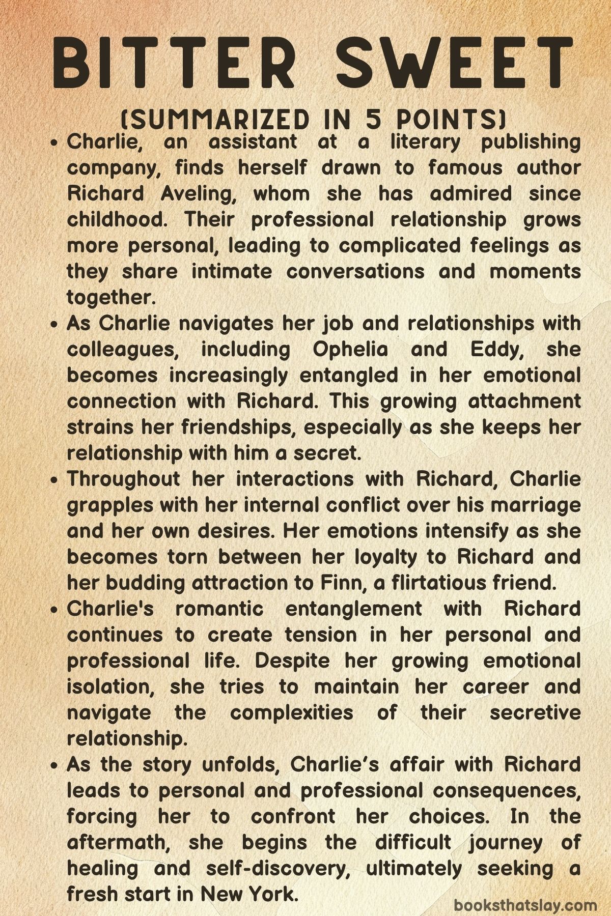 Bitter Sweet by Hattie Williams Summary