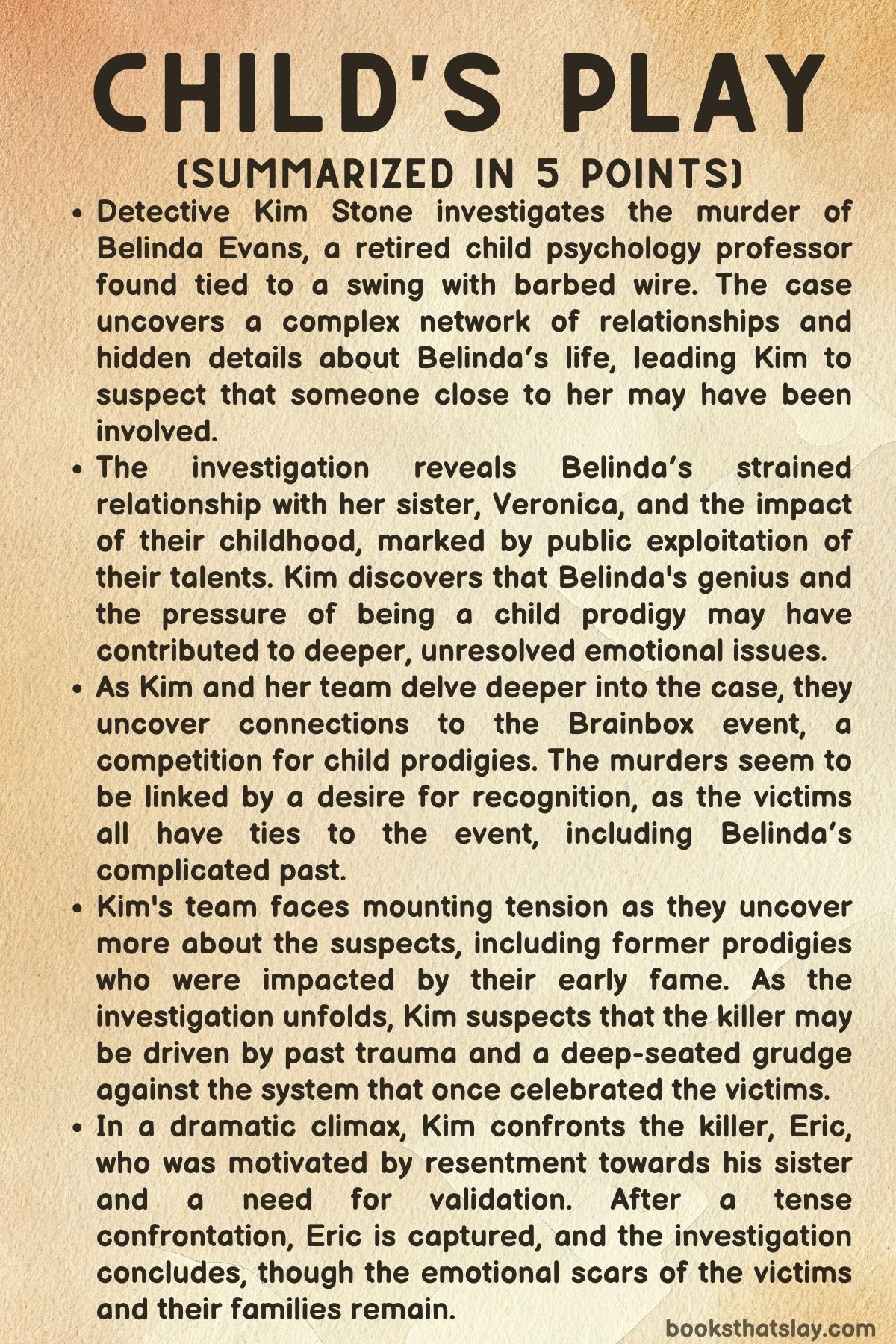 Child's Play by Angela Marsons Summary