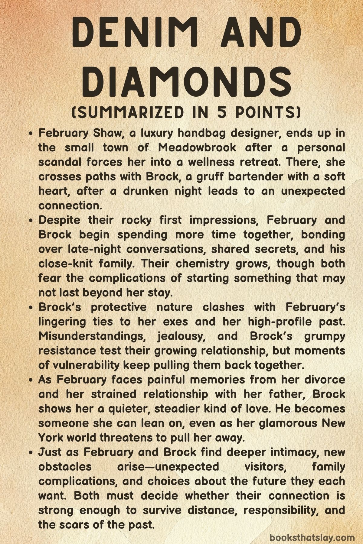 Denim and Diamonds Summary