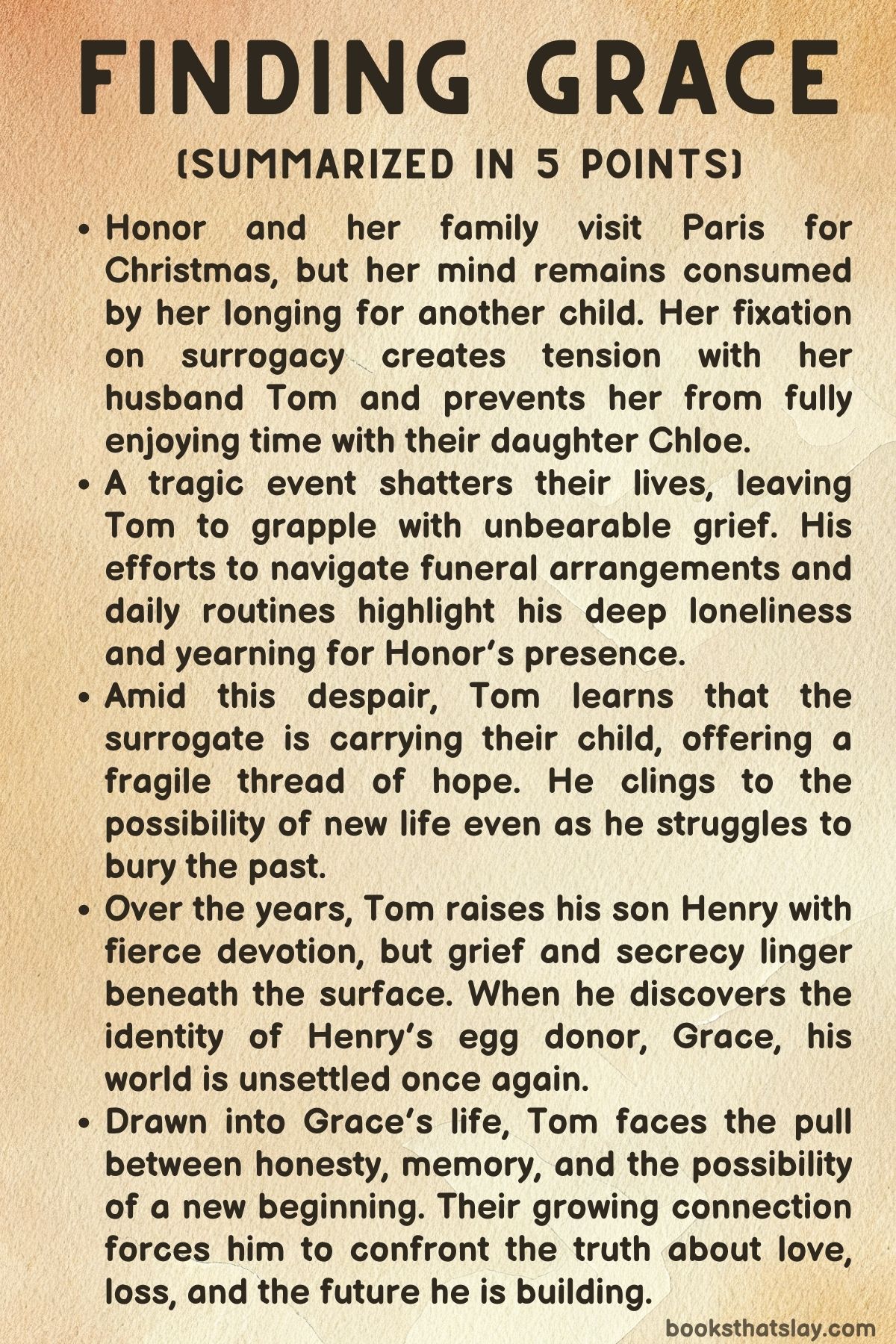 Finding Grace by Lorette Rothschild Summary